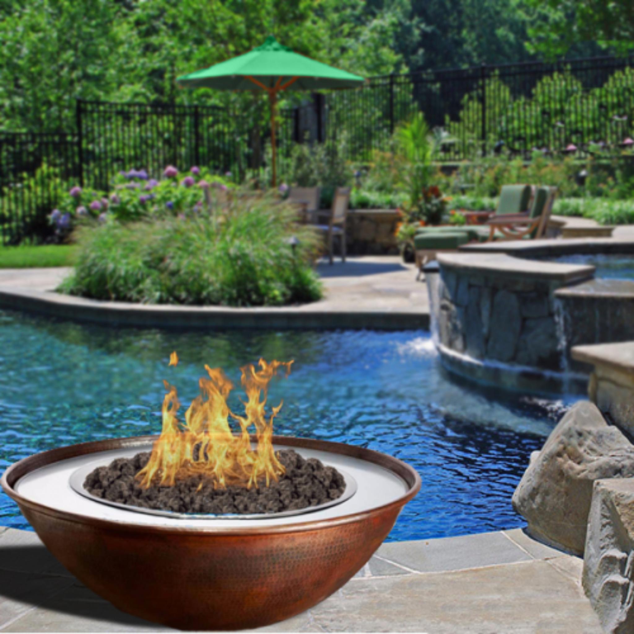 HPC Tempe Round 31" Copper Fire Bowl