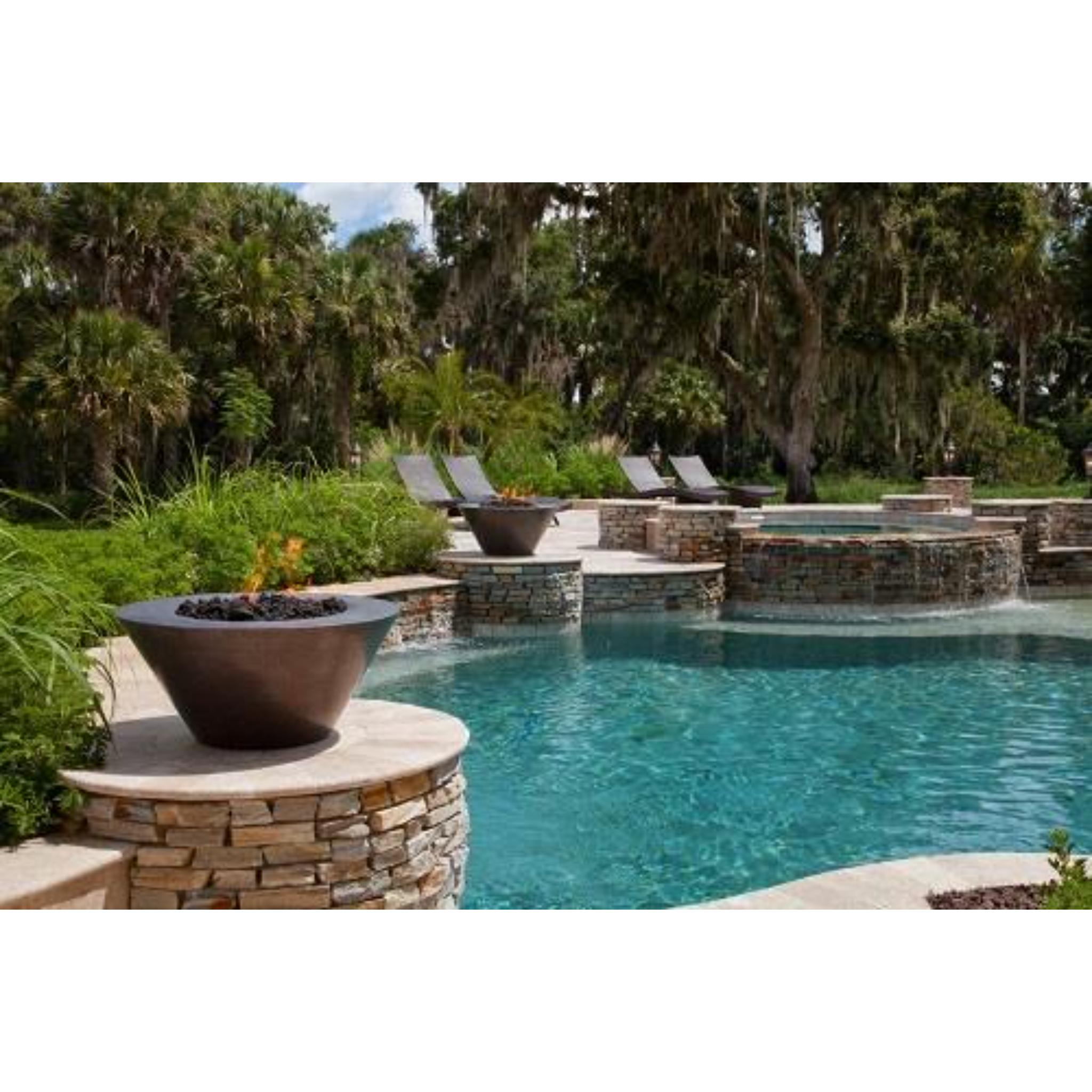 HPC Mesa Round 32" Copper Fire Bowl