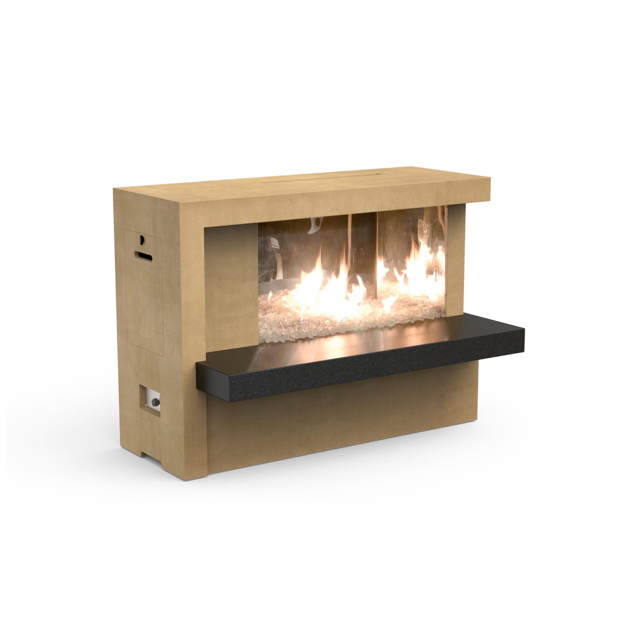 American Fyre Designs 59" Manhattan Outdoor Gas Fireplace