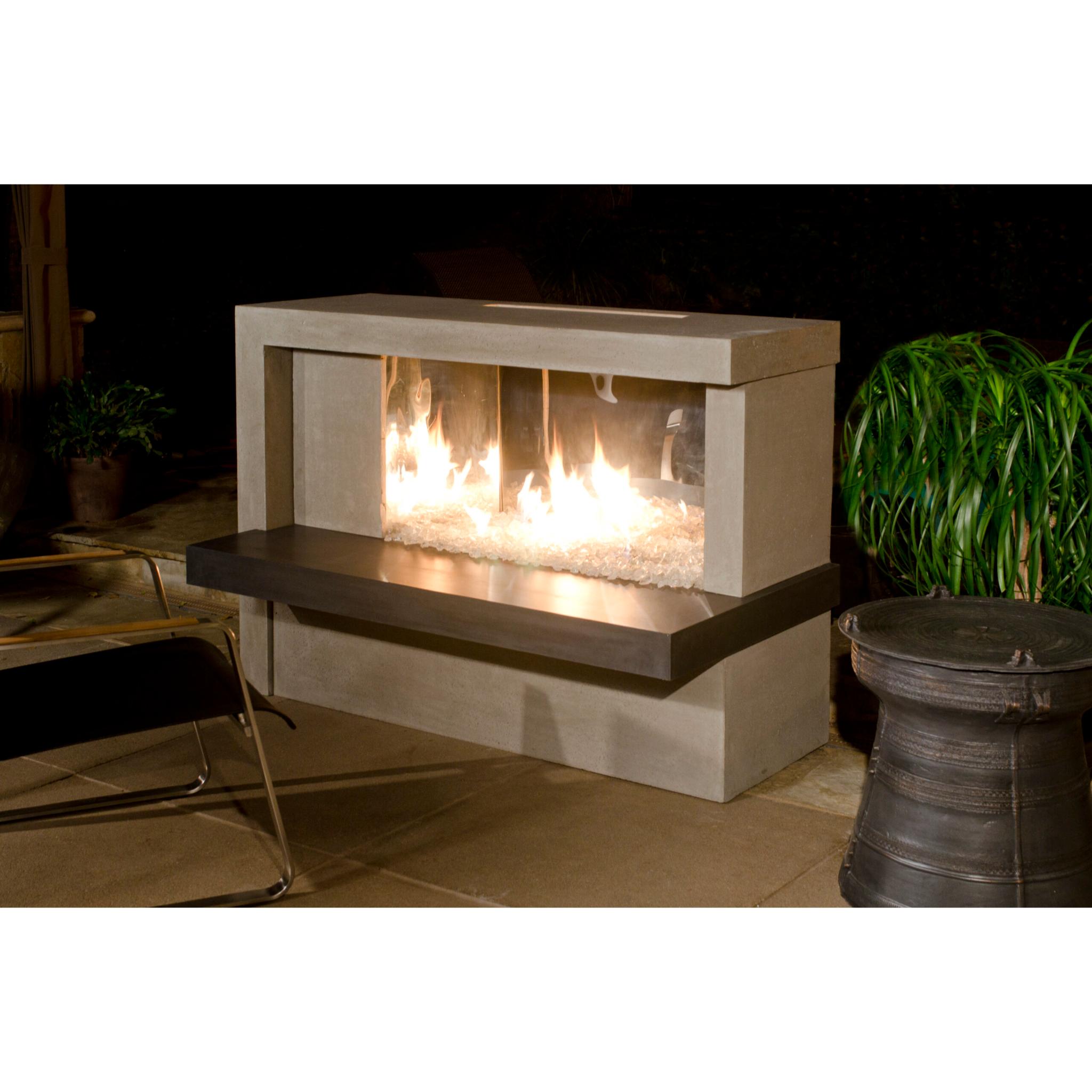 American Fyre Designs 59" Manhattan Outdoor Gas Fireplace