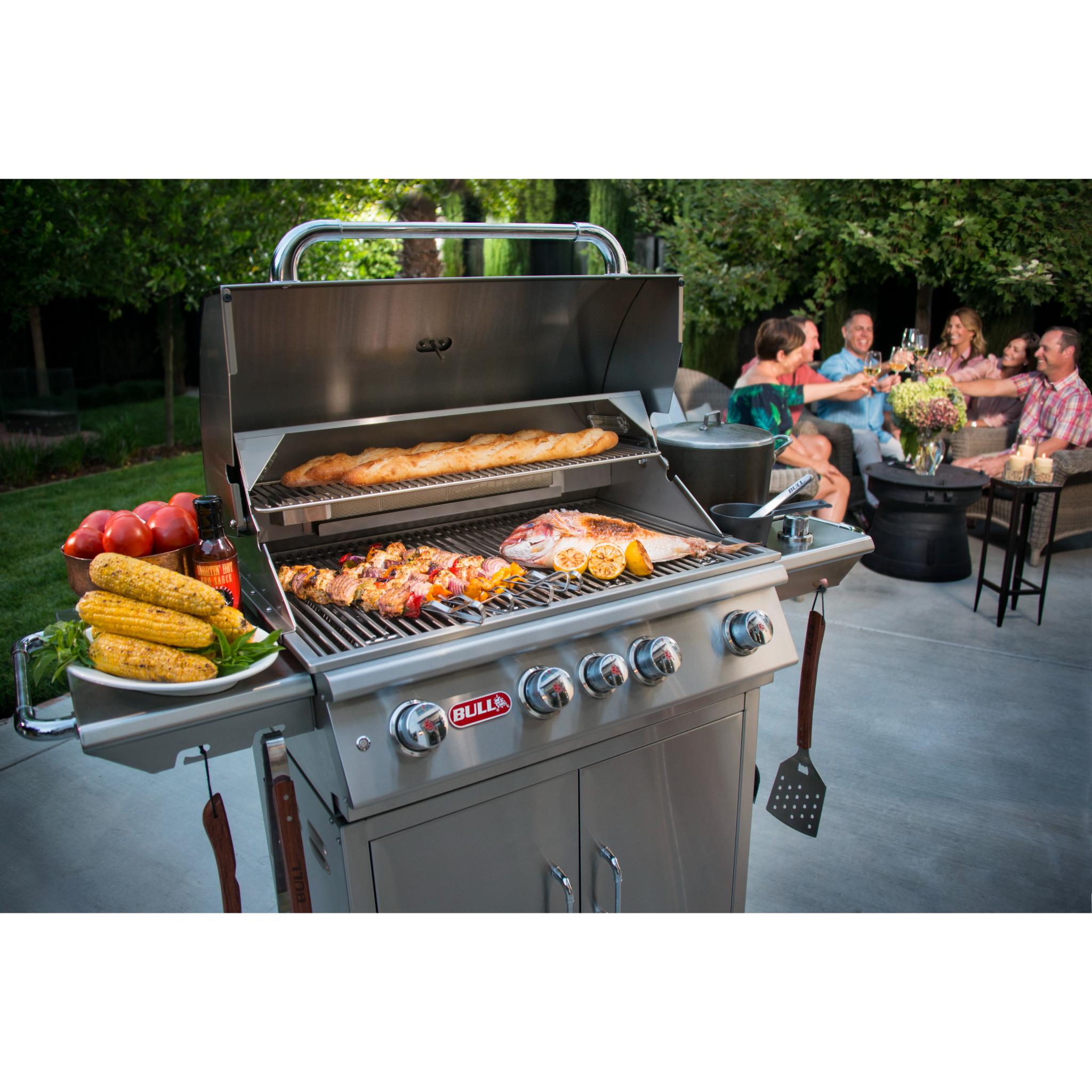 Bull 30" Angus Complete Grill Cart 4 Burner / 75,000 BTU's