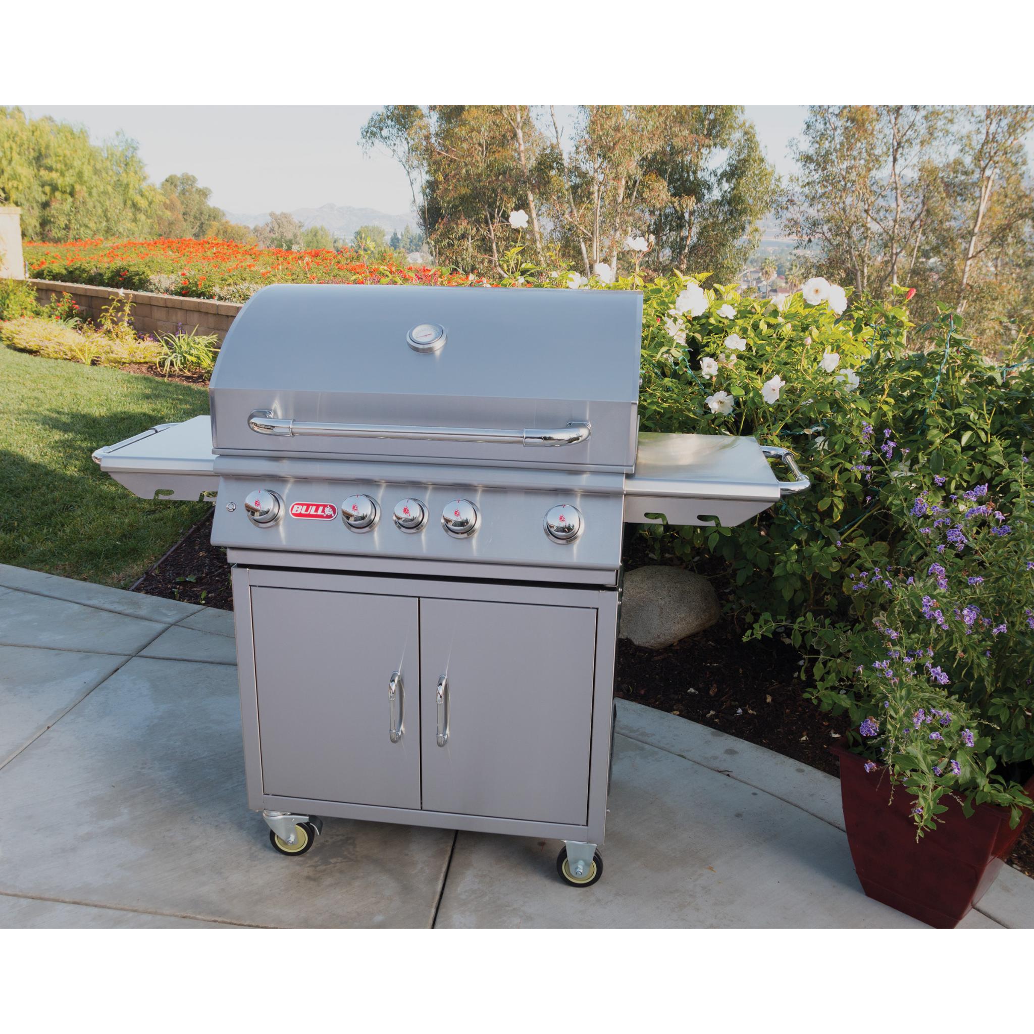 Bull 30" Angus Complete Grill Cart 4 Burner / 75,000 BTU's
