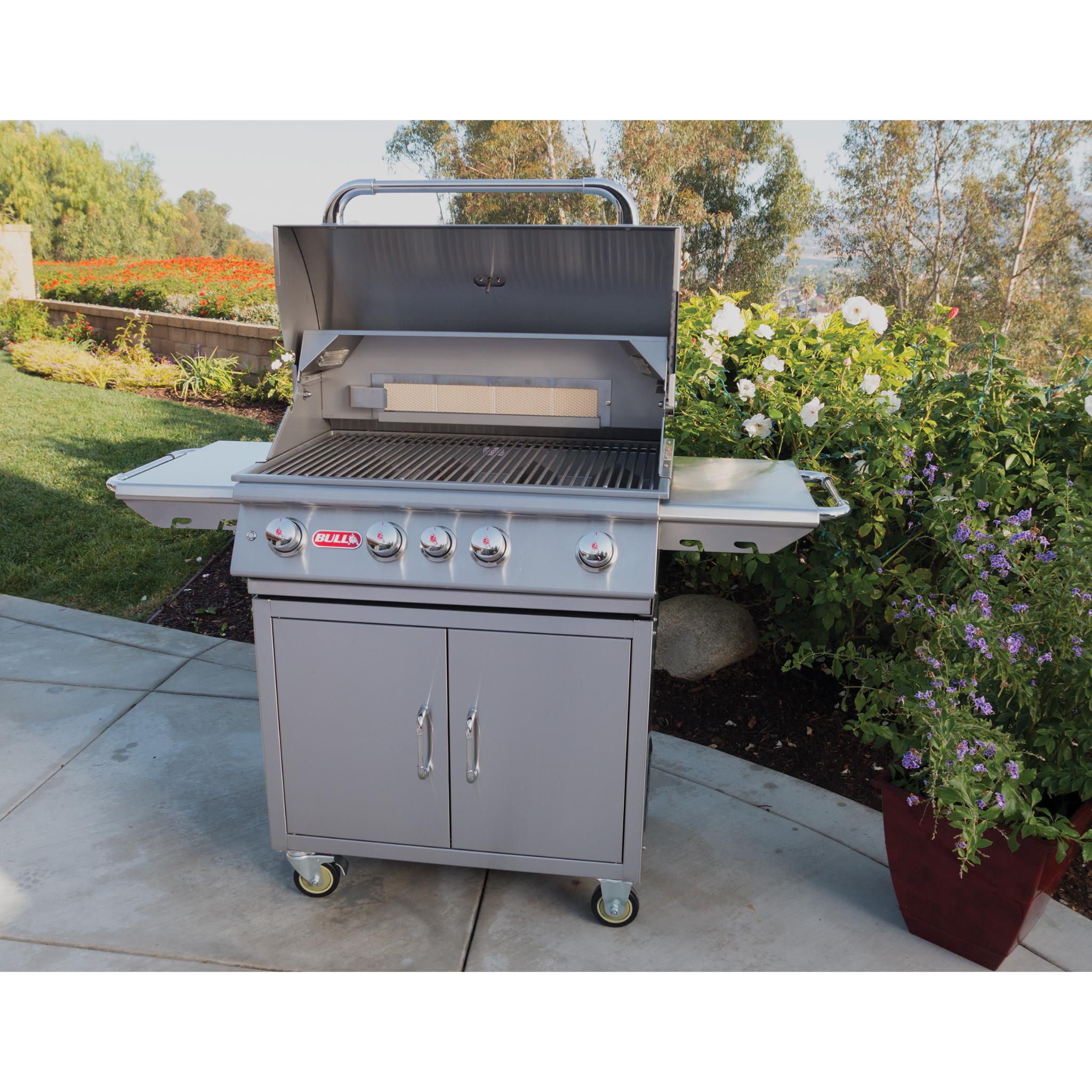 Bull 30" Angus Complete Grill Cart 4 Burner / 75,000 BTU's