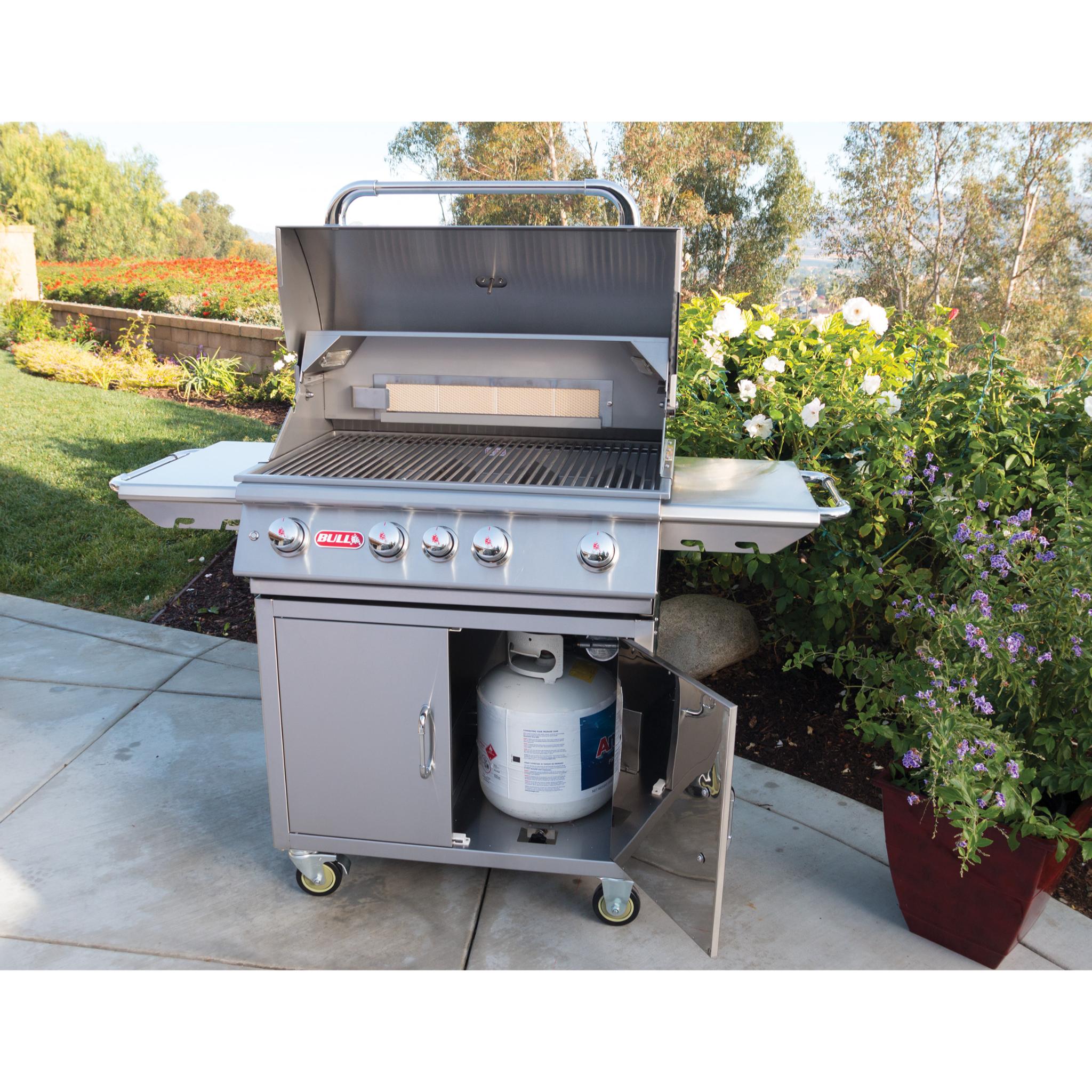 Bull 30" Angus Complete Grill Cart 4 Burner / 75,000 BTU's