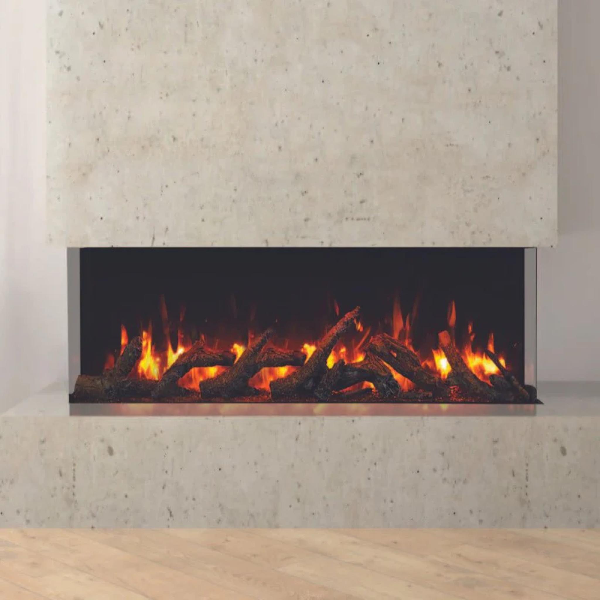 Amantii Tru View XL Deep Smart 3 Sided Electric Fireplace