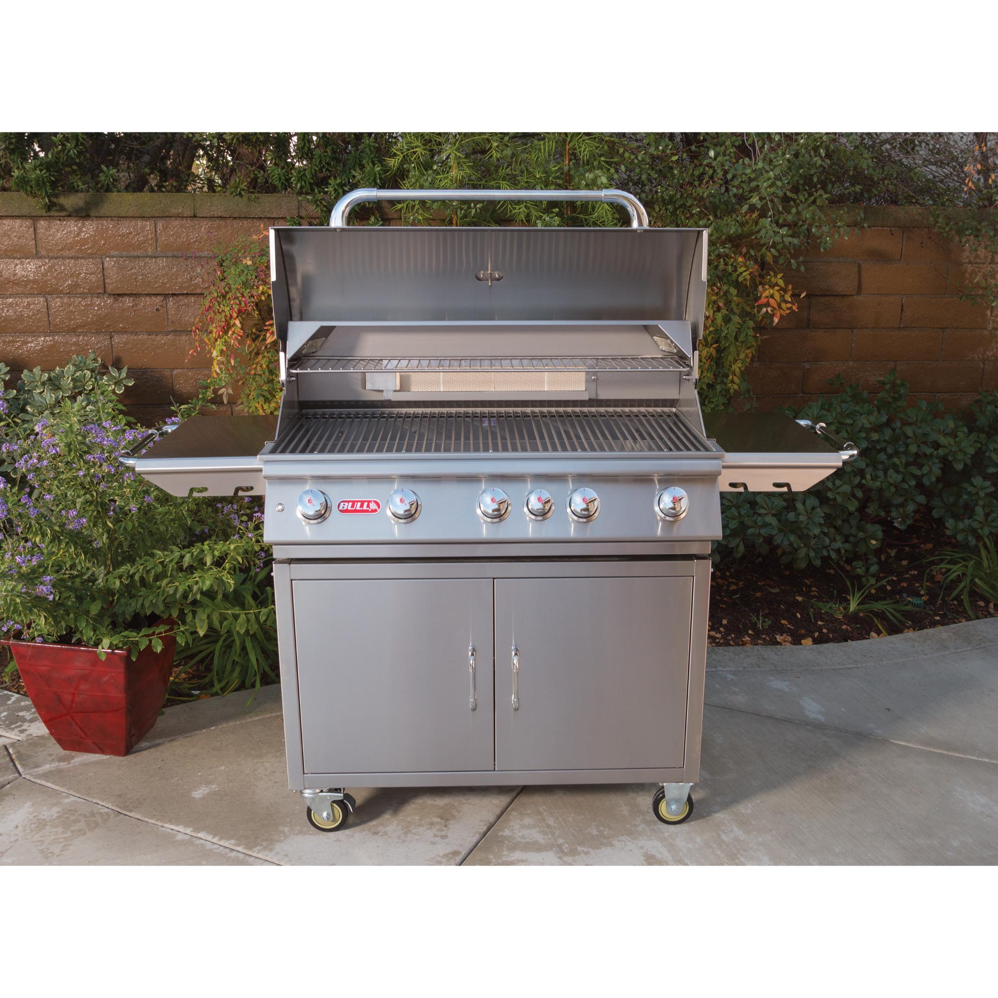 Bull 38" Brahma Complete Grill Cart 5 Burner / 90,000 BTU's