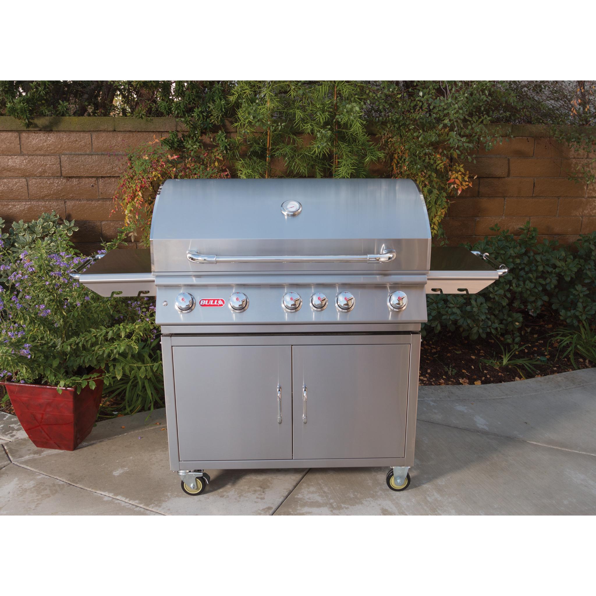 Bull 38" Brahma Complete Grill Cart 5 Burner / 90,000 BTU's