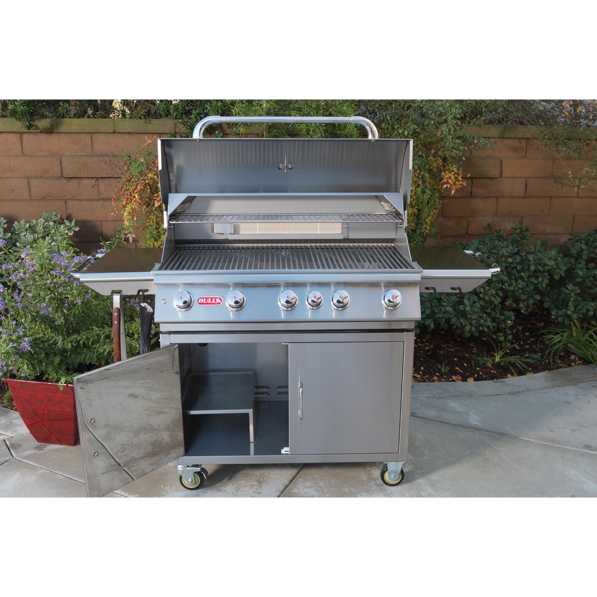Bull 38" Brahma Complete Grill Cart 5 Burner / 90,000 BTU's