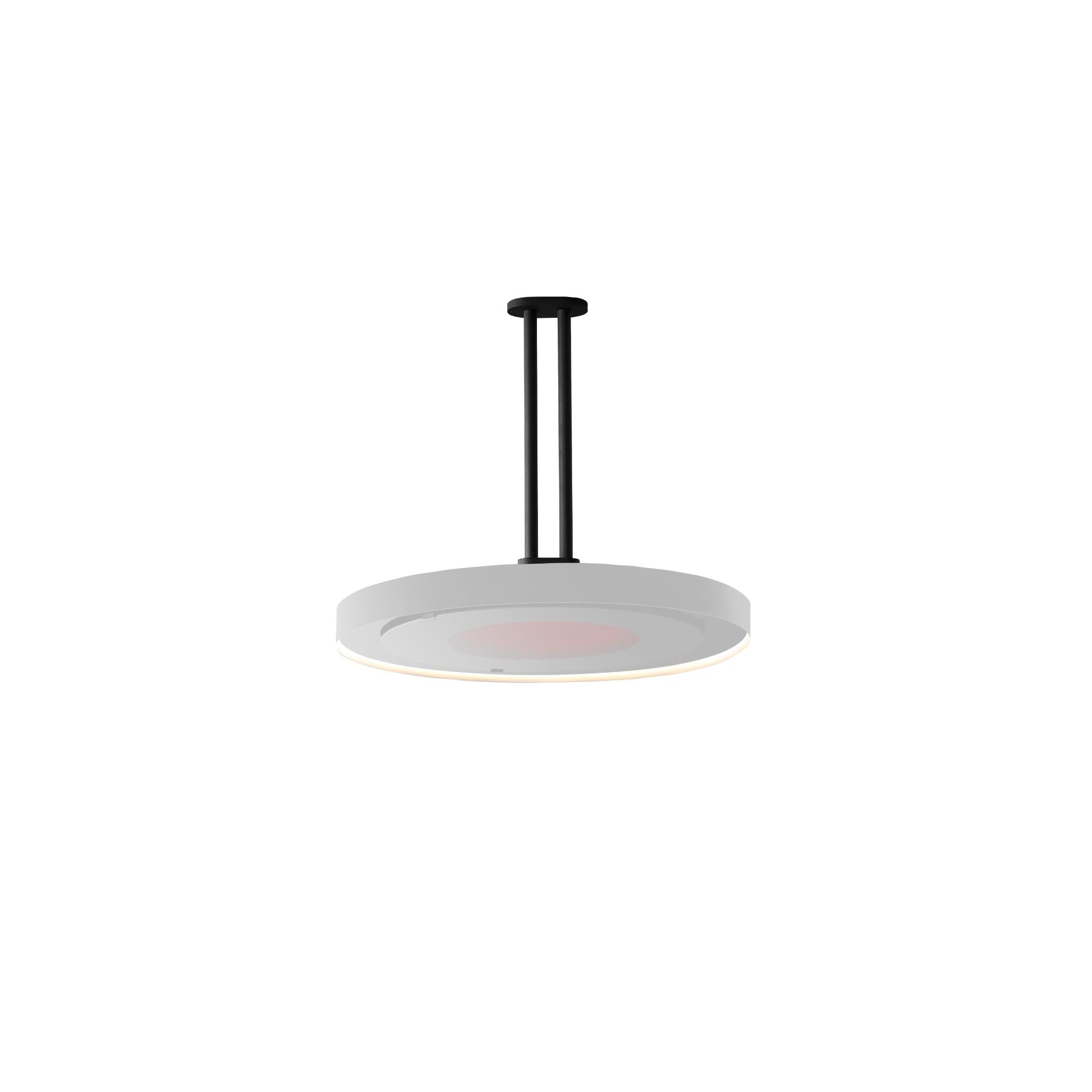 Bromic Eclipse Smart-Heat Electric Pendant Heater with Twin Pole Ceiling Mount