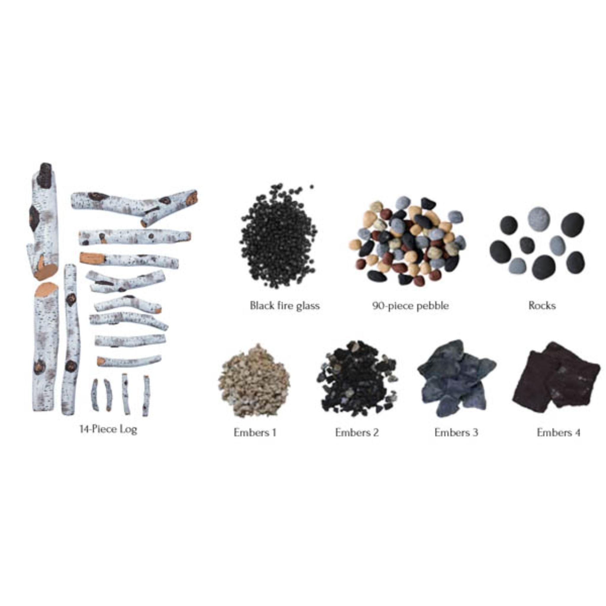 Sierra Flame 45 Inch Tahoe Outdoor Linear Vent Free Gas Fireplace