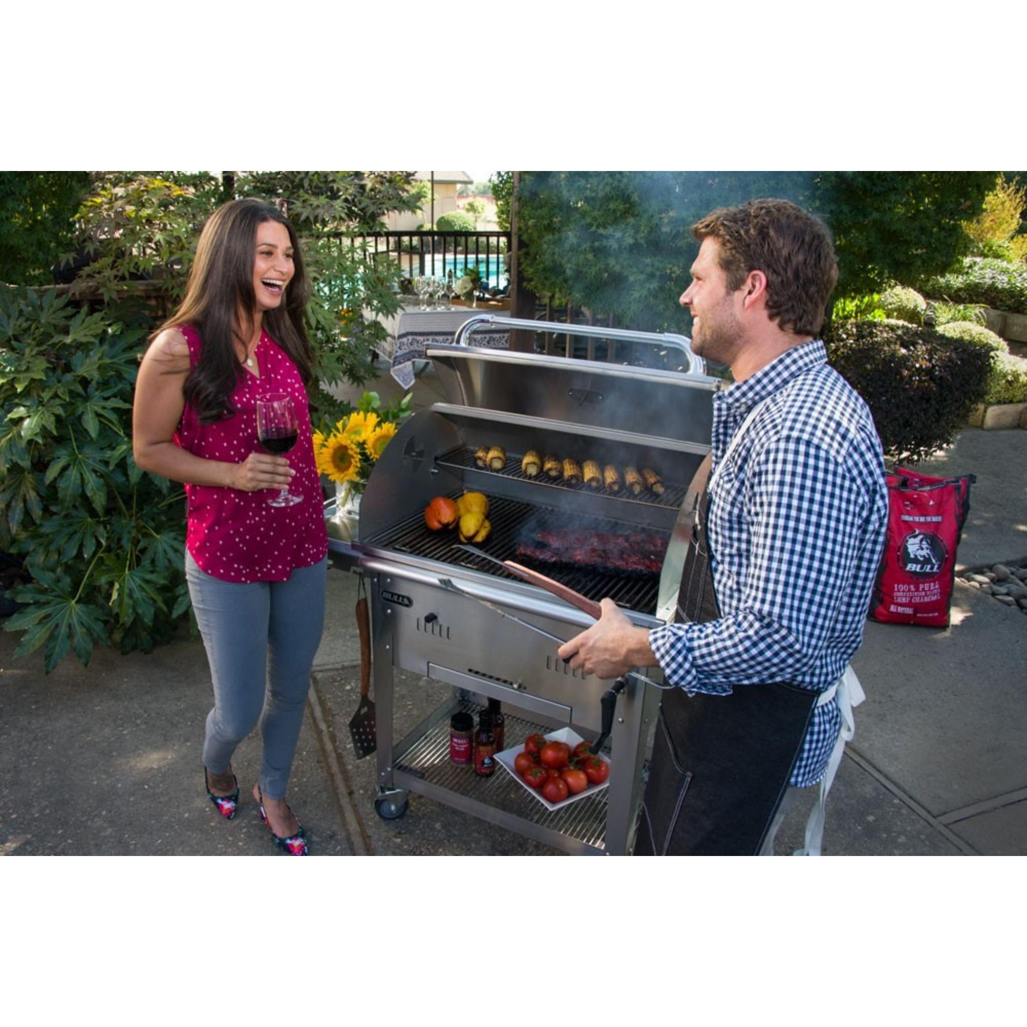Bull 30" Bison Premium Complete Charcoal Grill Cart