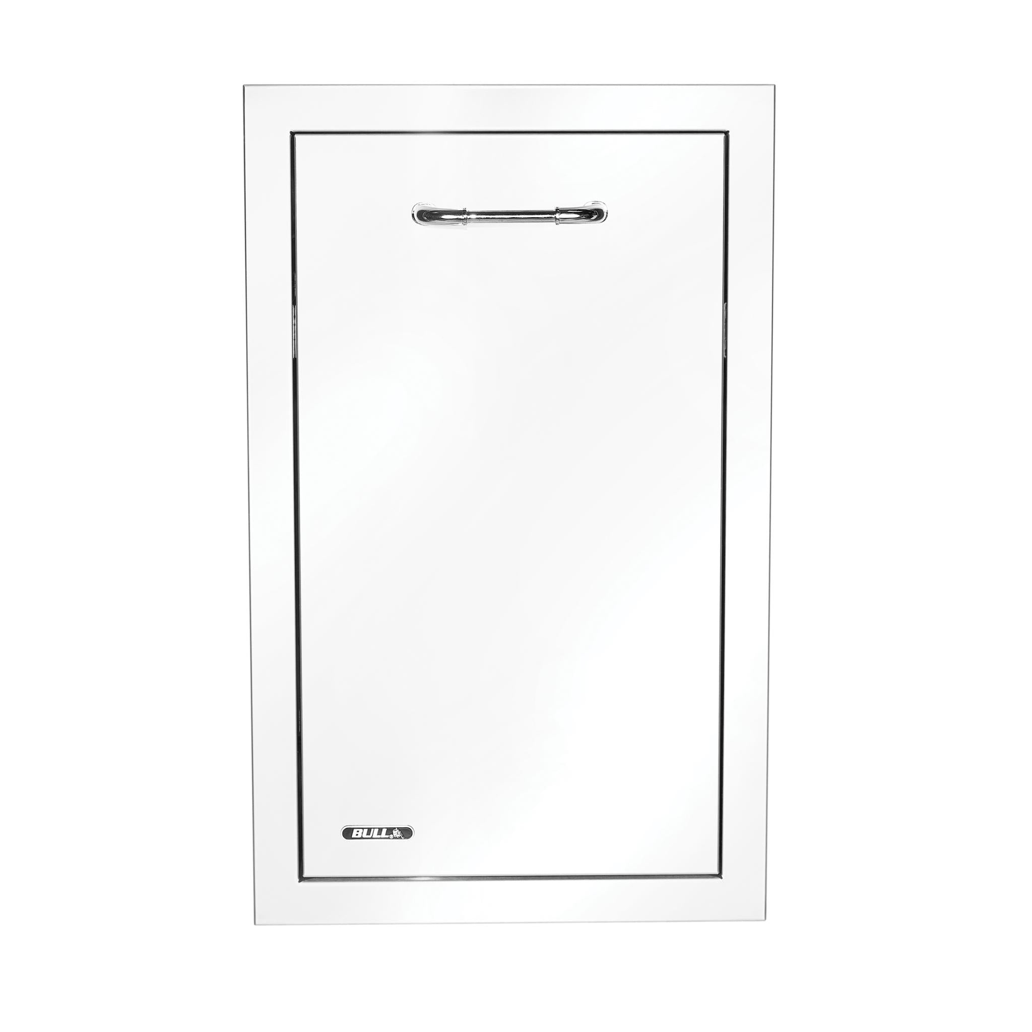 Bull Slim 10 Gallon Trash Drawer With Trash Can w/ Reveal