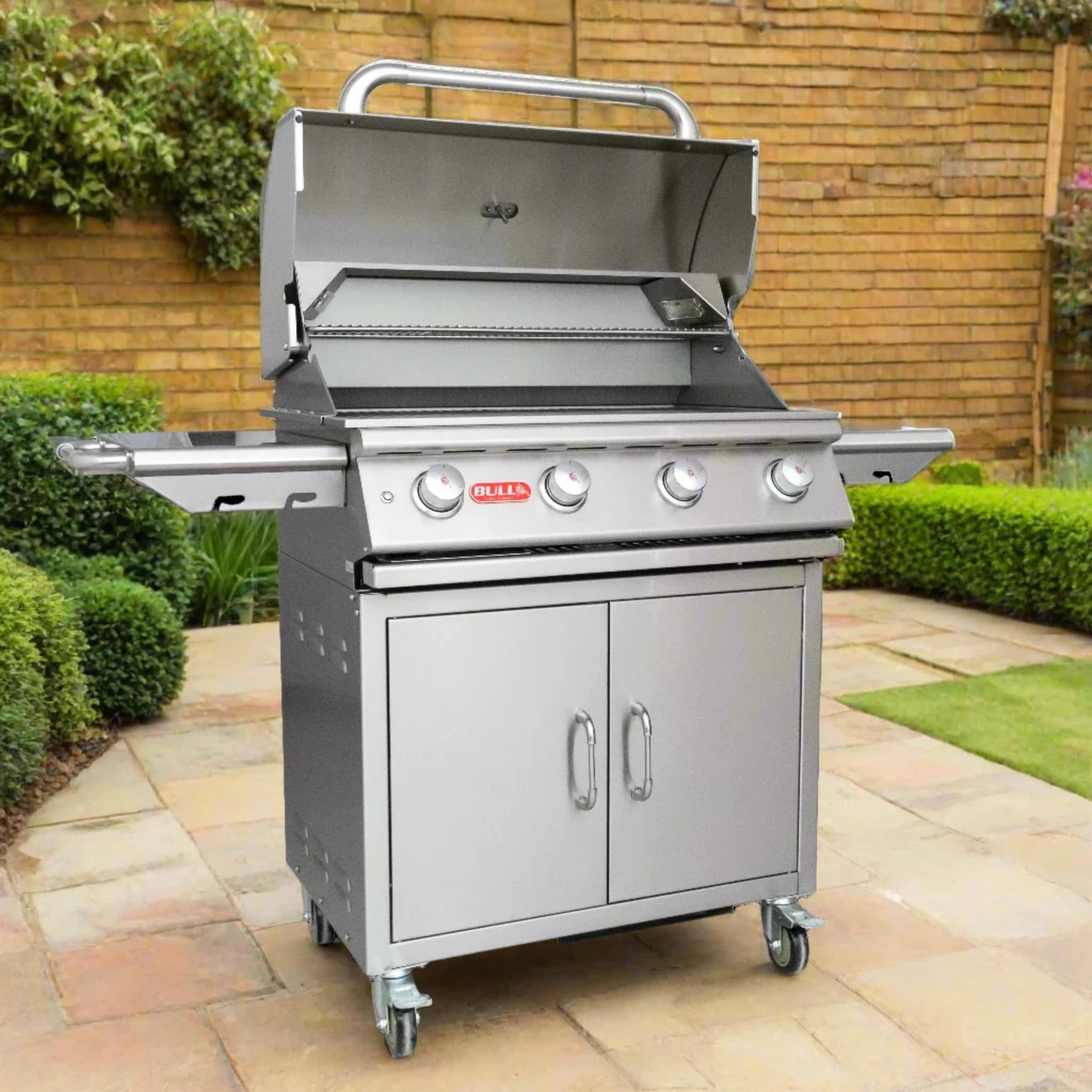 Bull 30" Outlaw Complete Grill Cart 4 Burner / 60,000 BTU's
