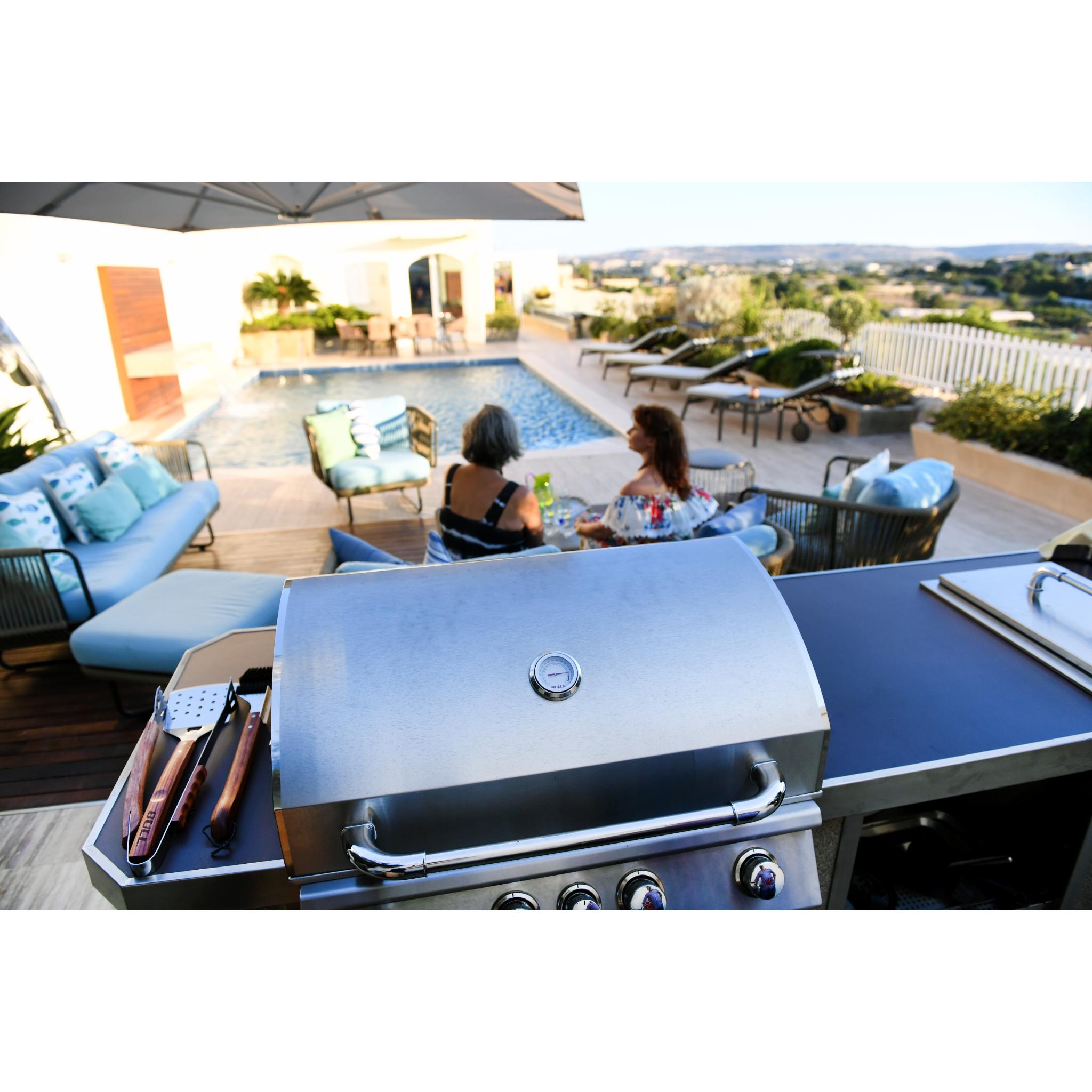 Bull 30" Professional Drop In Griddle 4 Burner / 60,000 BTU's