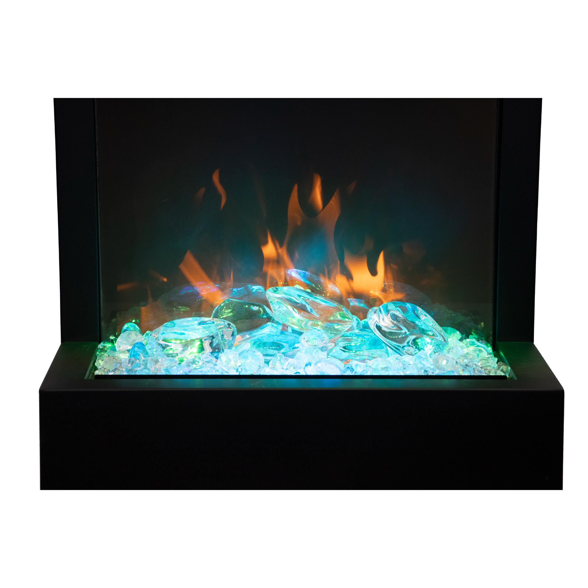 Amantii 20 Inch Cube Smart Lumina Electric Fireplace