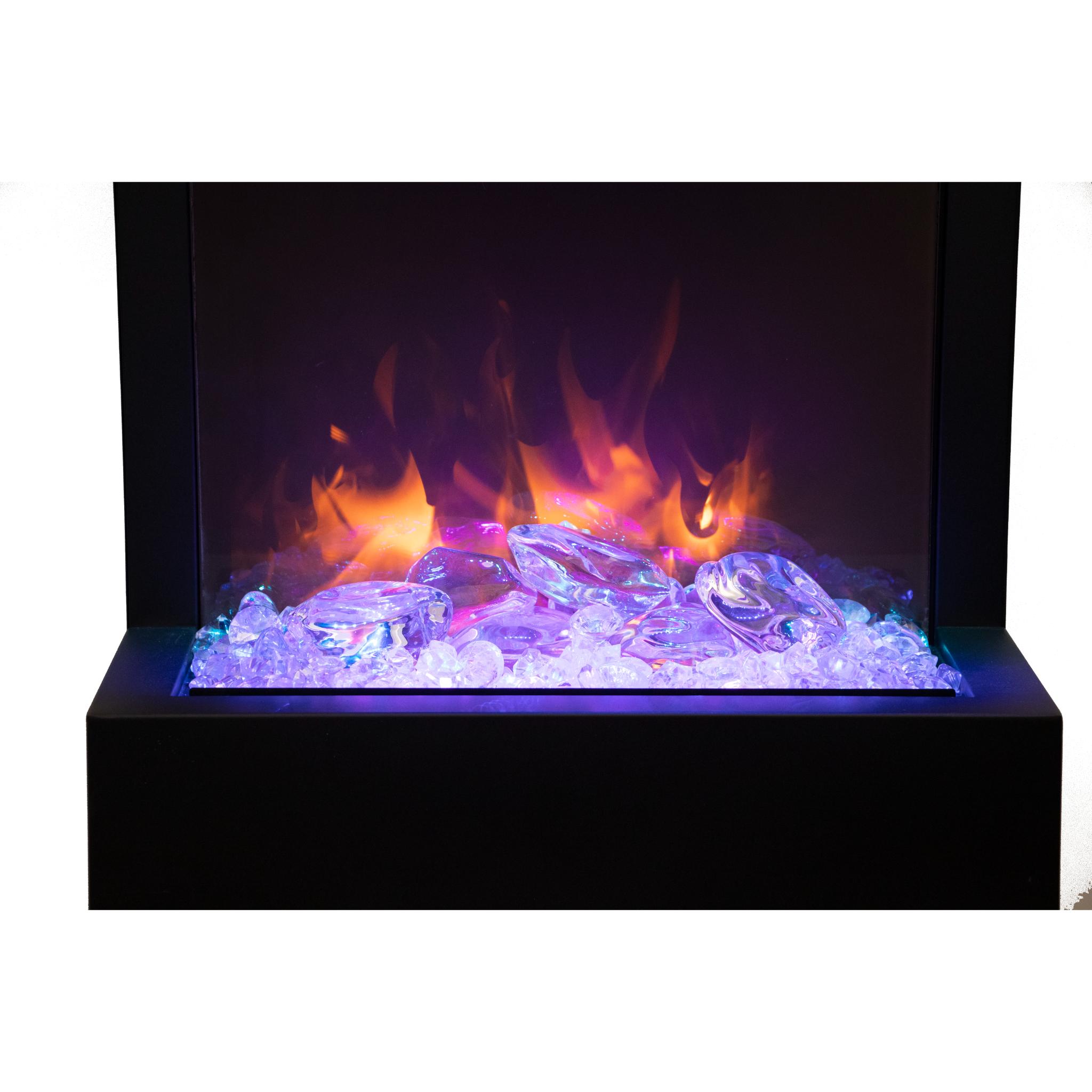Amantii 20 Inch Cube Smart Lumina Electric Fireplace