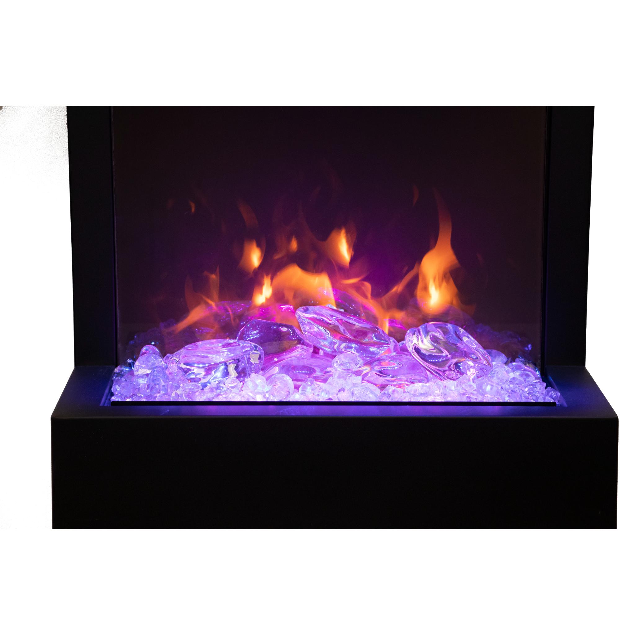 Amantii 20 Inch Cube Smart Lumina Electric Fireplace