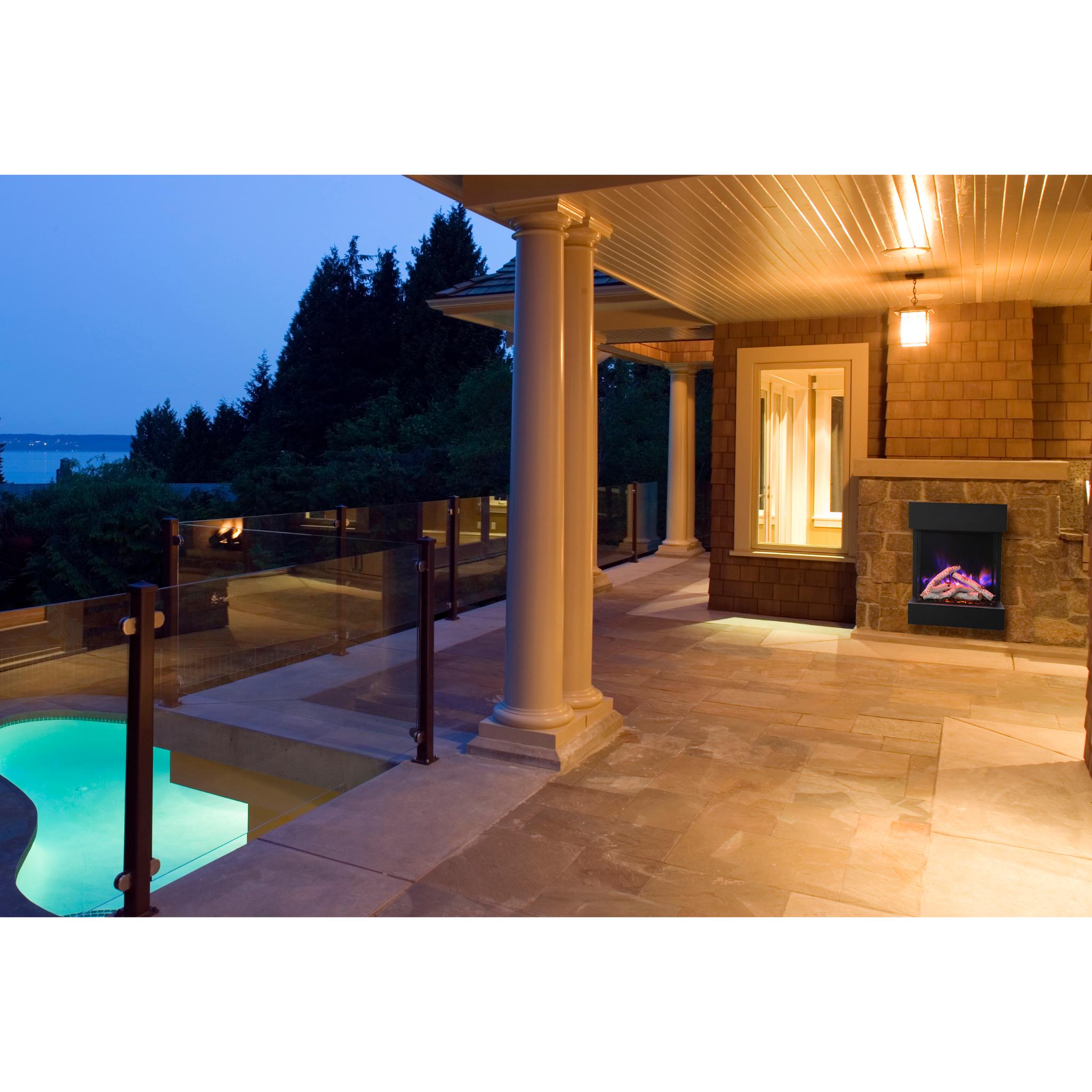 Amantii 20 Inch Cube Smart Lumina Electric Fireplace