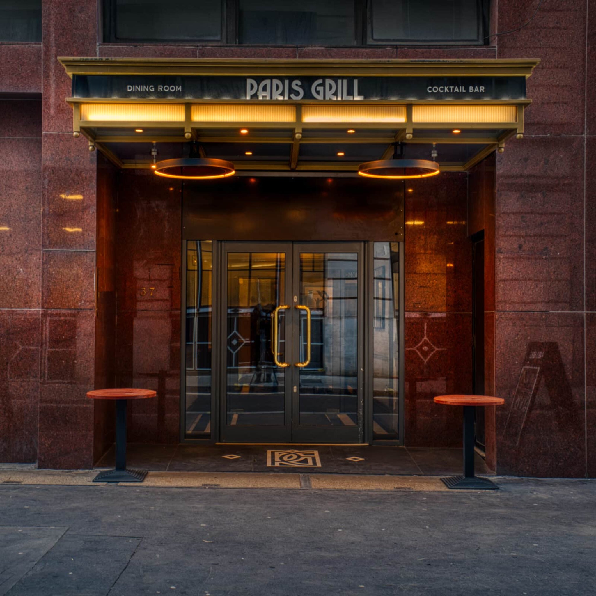 Bromic Eclipse Smart-Heat Electric Pendant Heater with Twin Pole Ceiling Mount