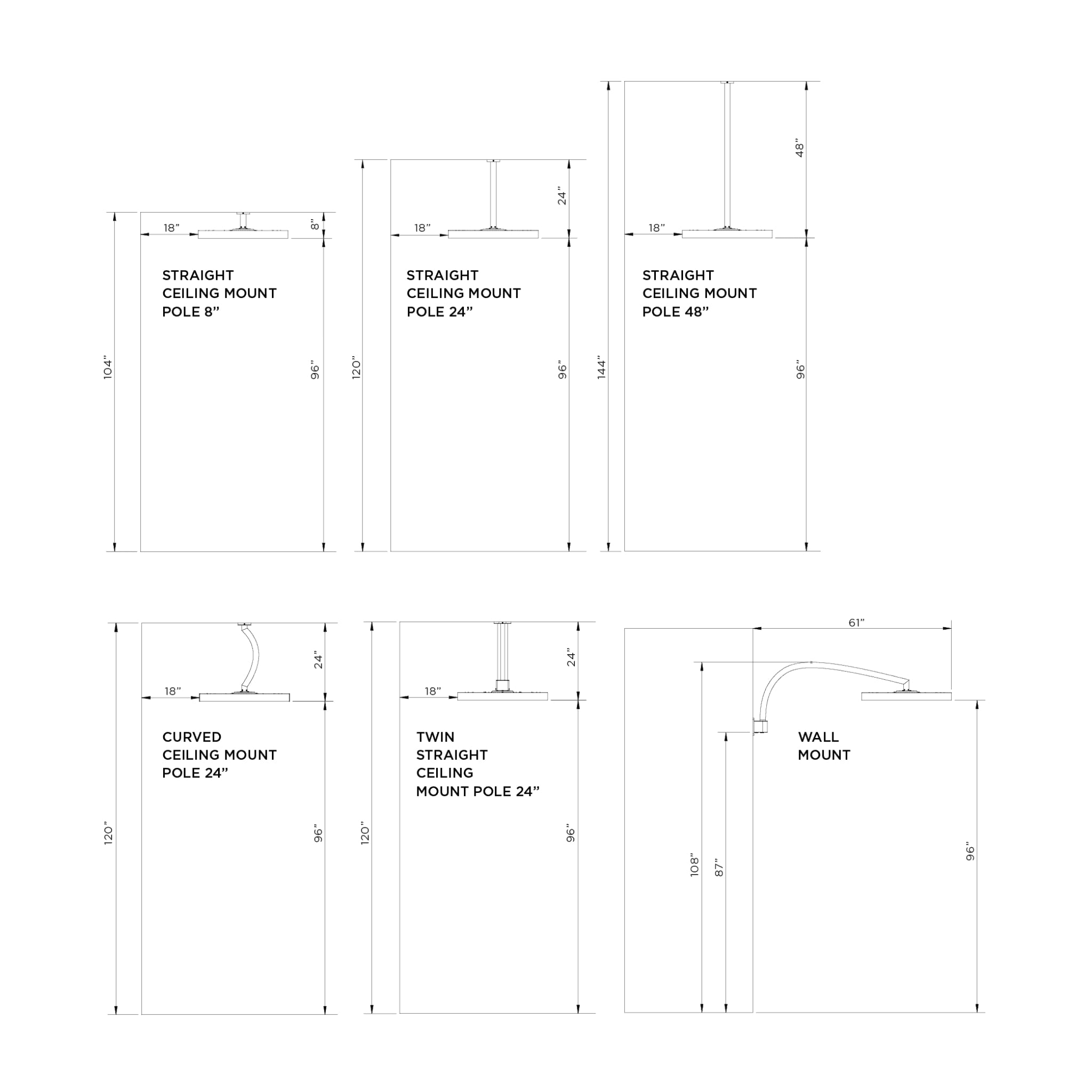 Bromic Eclipse Smart-Heat Electric Heater with Arched Wall Mount