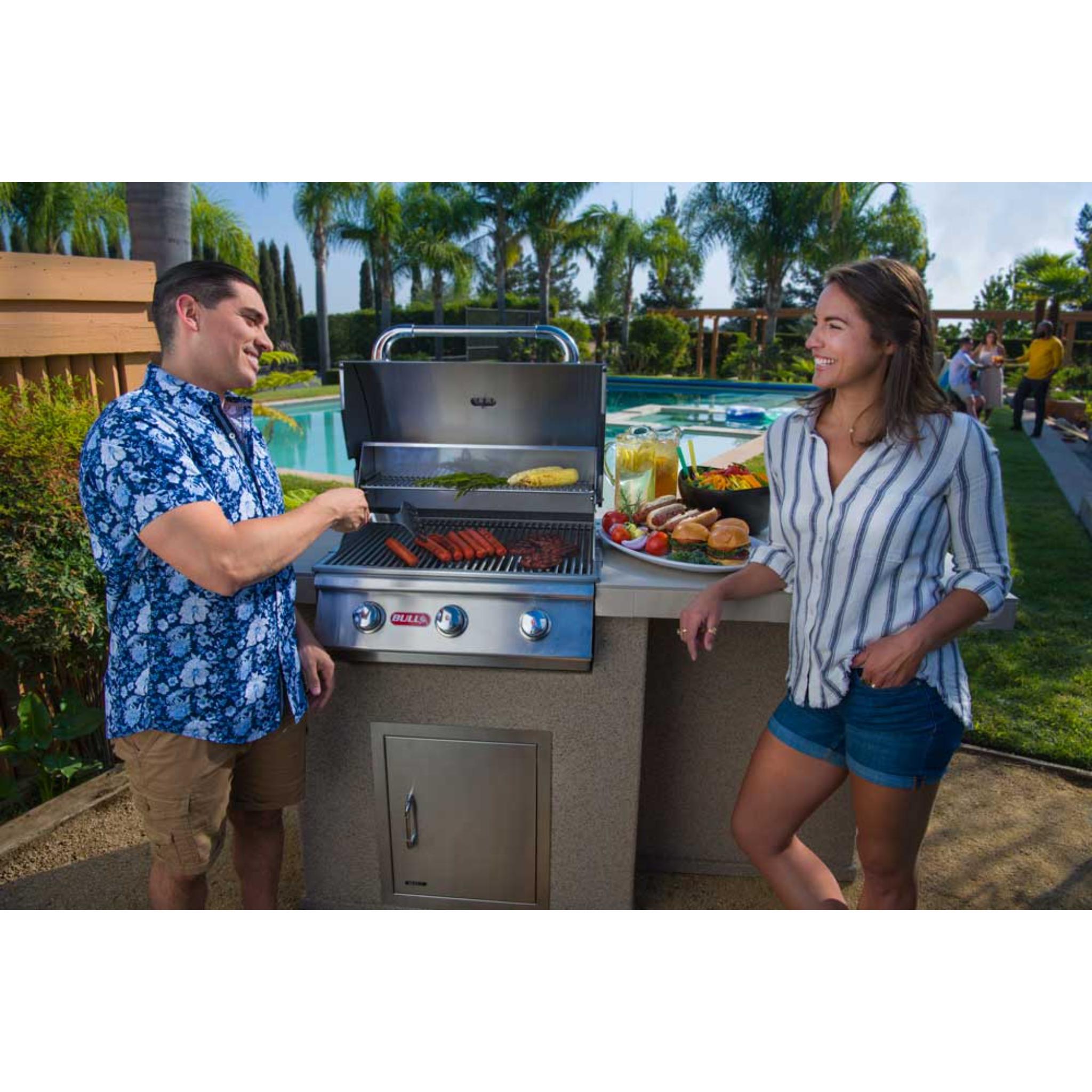 Bull Vertical Stainless Steel Access Door w/ Reveal