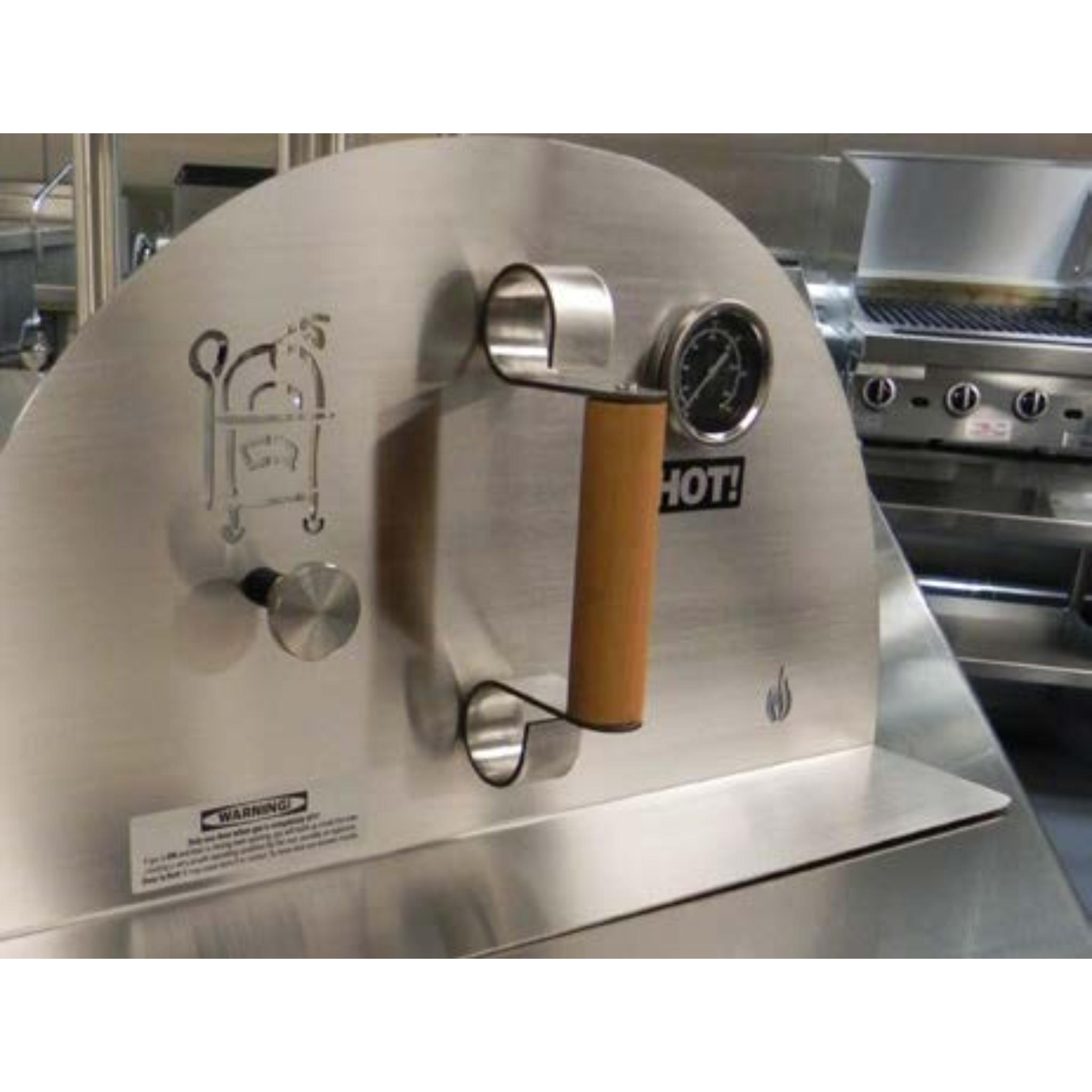 HPC Forno de Pizza Pizza Oven Door with Thermometer