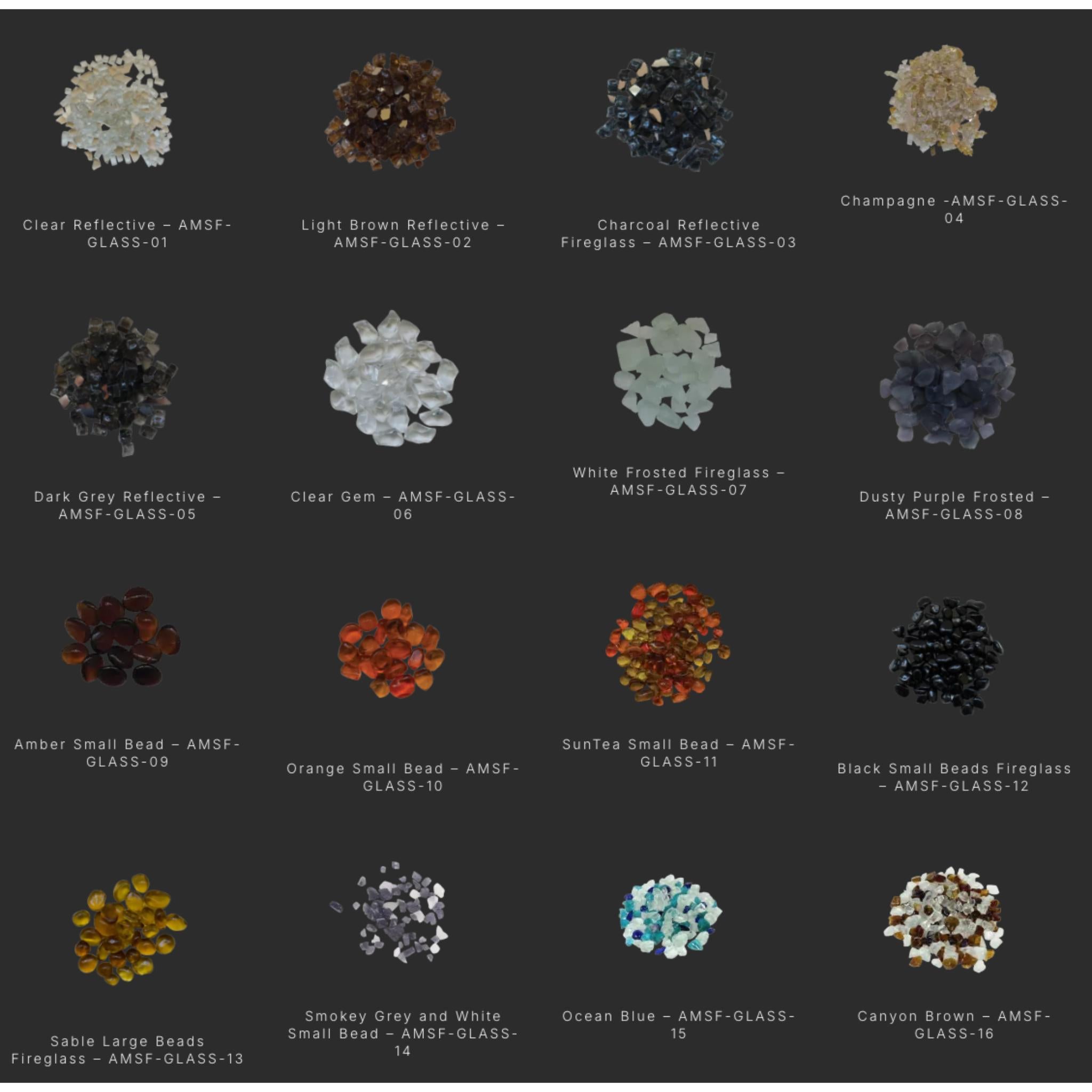 Amantii Clear Gem Fireglass