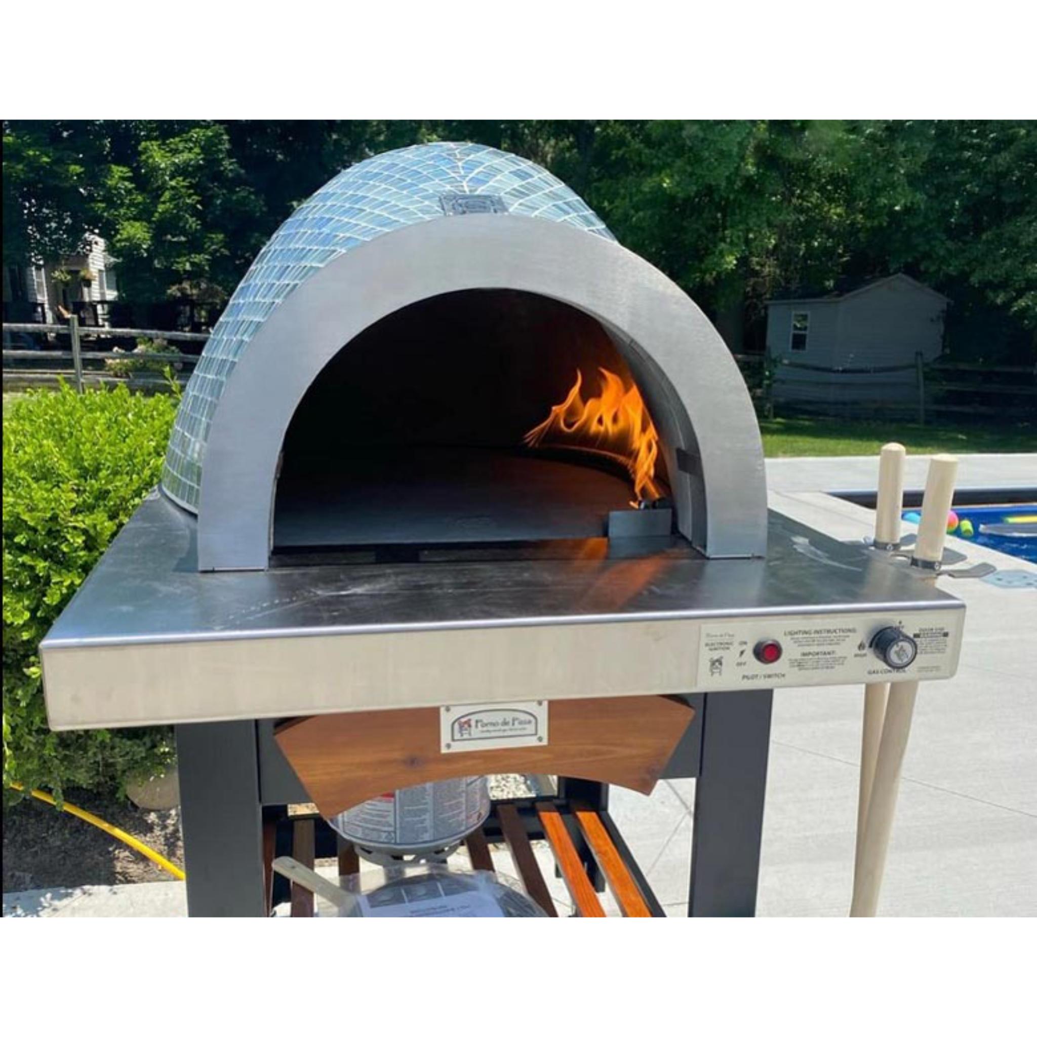HPC Forno De Pizza Forno Series Portable Pizza Oven with Cart