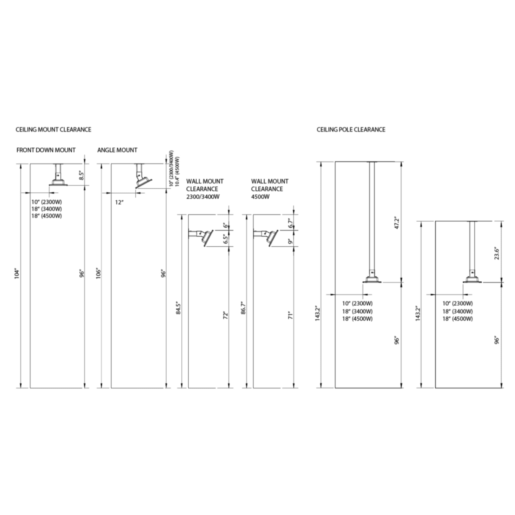 Bromic Platinum Smart-Heat Electric Outdoor Heaters