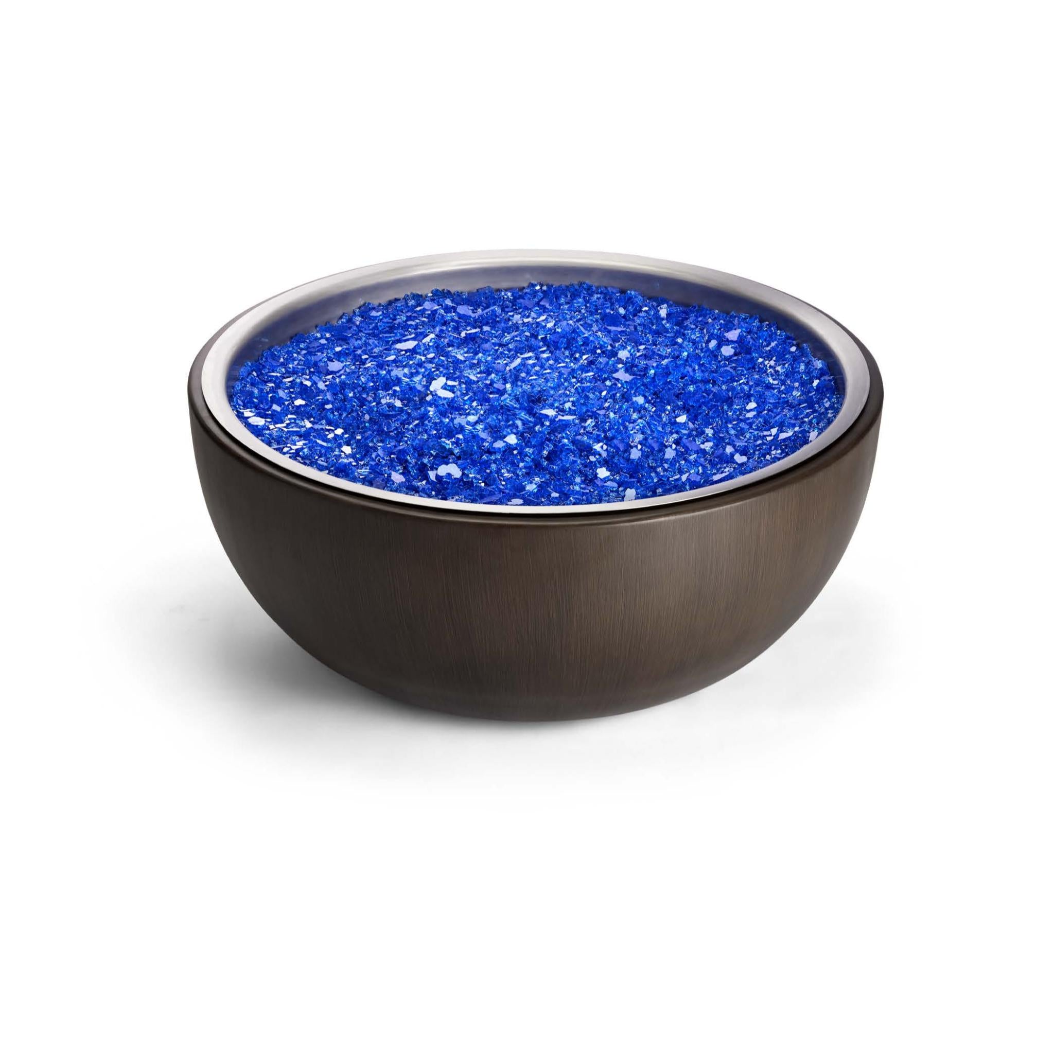 HPC Aluminum Spun Fire Bowl 35" Walnut Finish