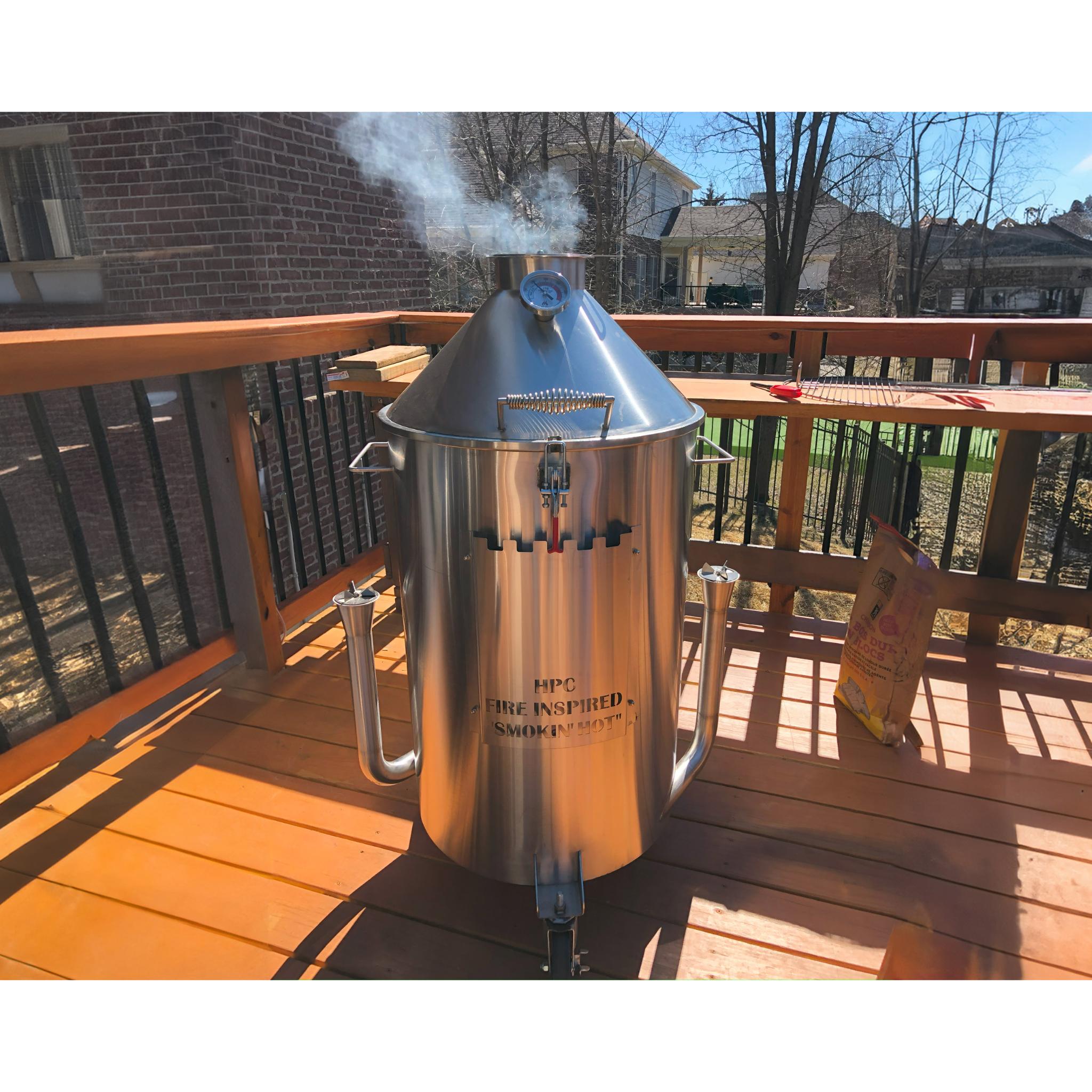 HPC Stainless Steel Drum Smoker