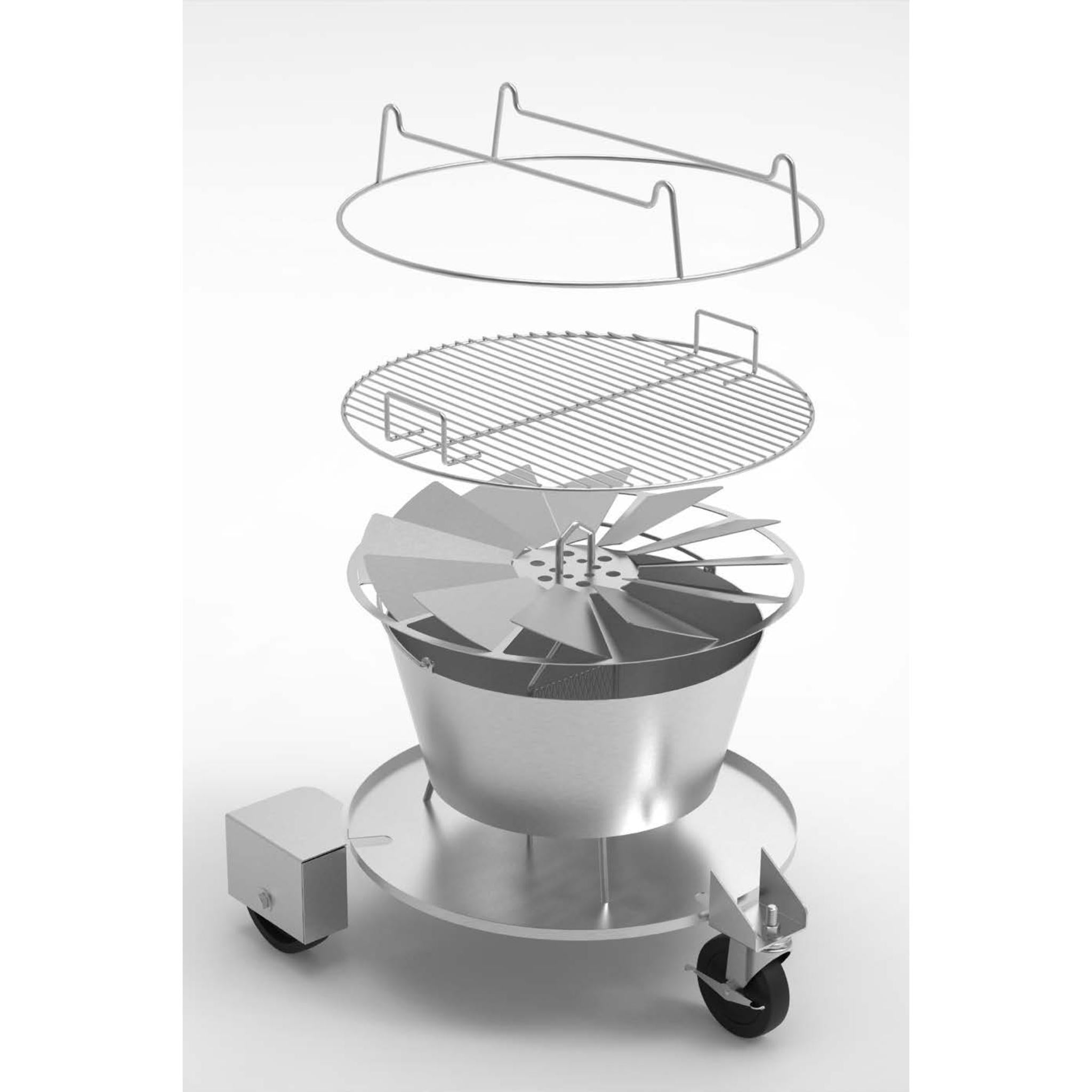 HPC Stainless Steel Drum Smoker