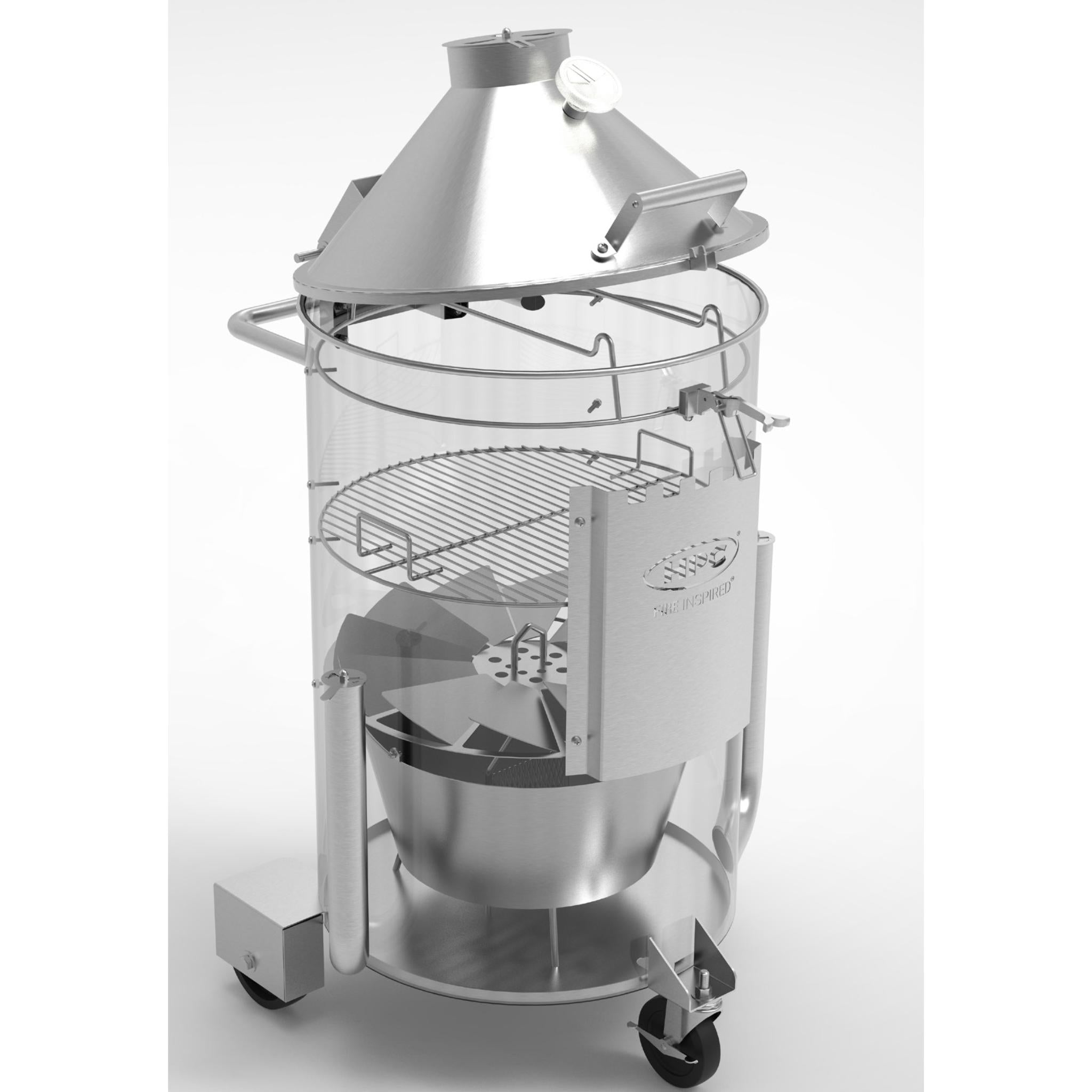 HPC Stainless Steel Drum Smoker