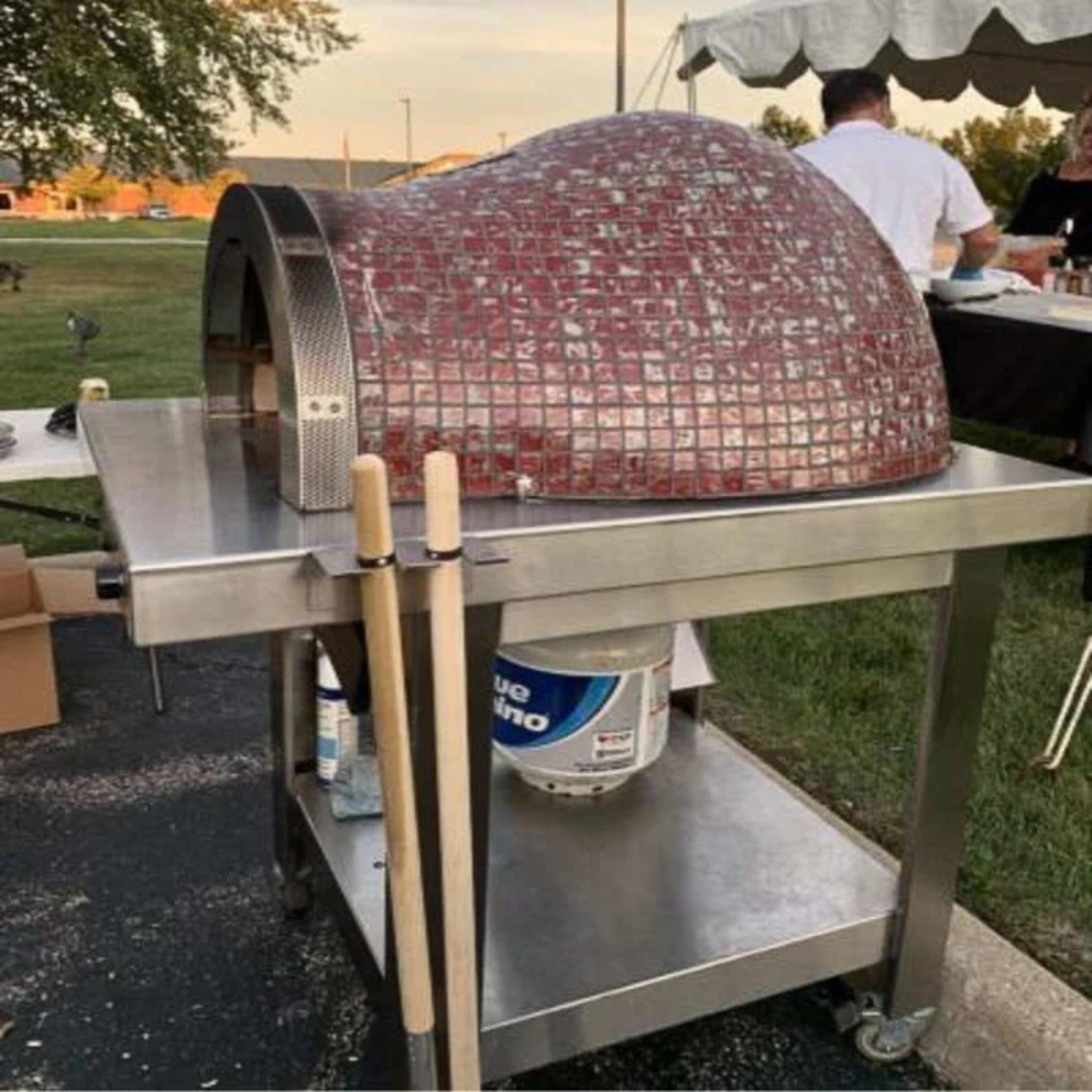 HPC Forno De Pizza Forno Series Portable Pizza Oven with Cart