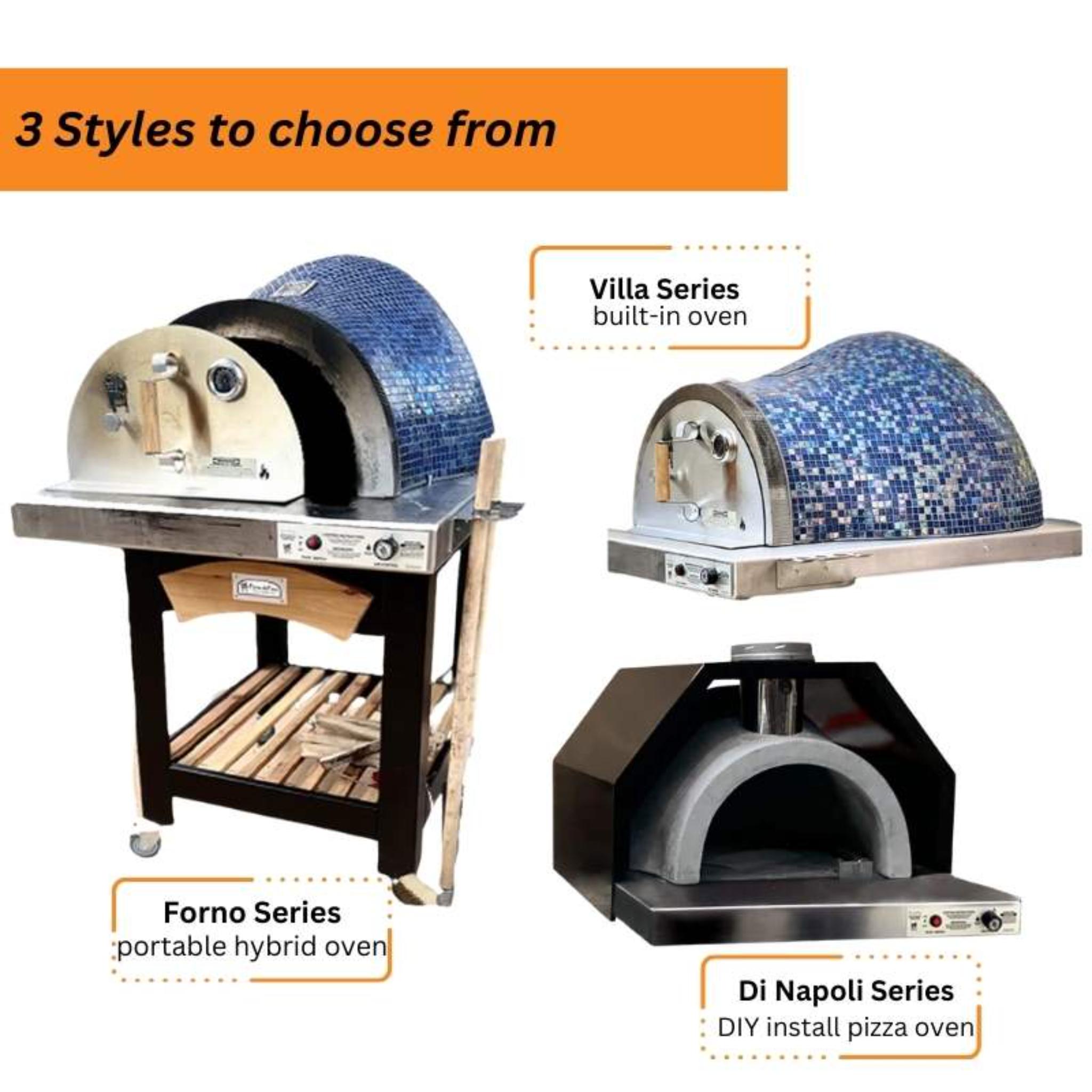 HPC Forno De Pizza Forno Series Portable Pizza Oven with Cart