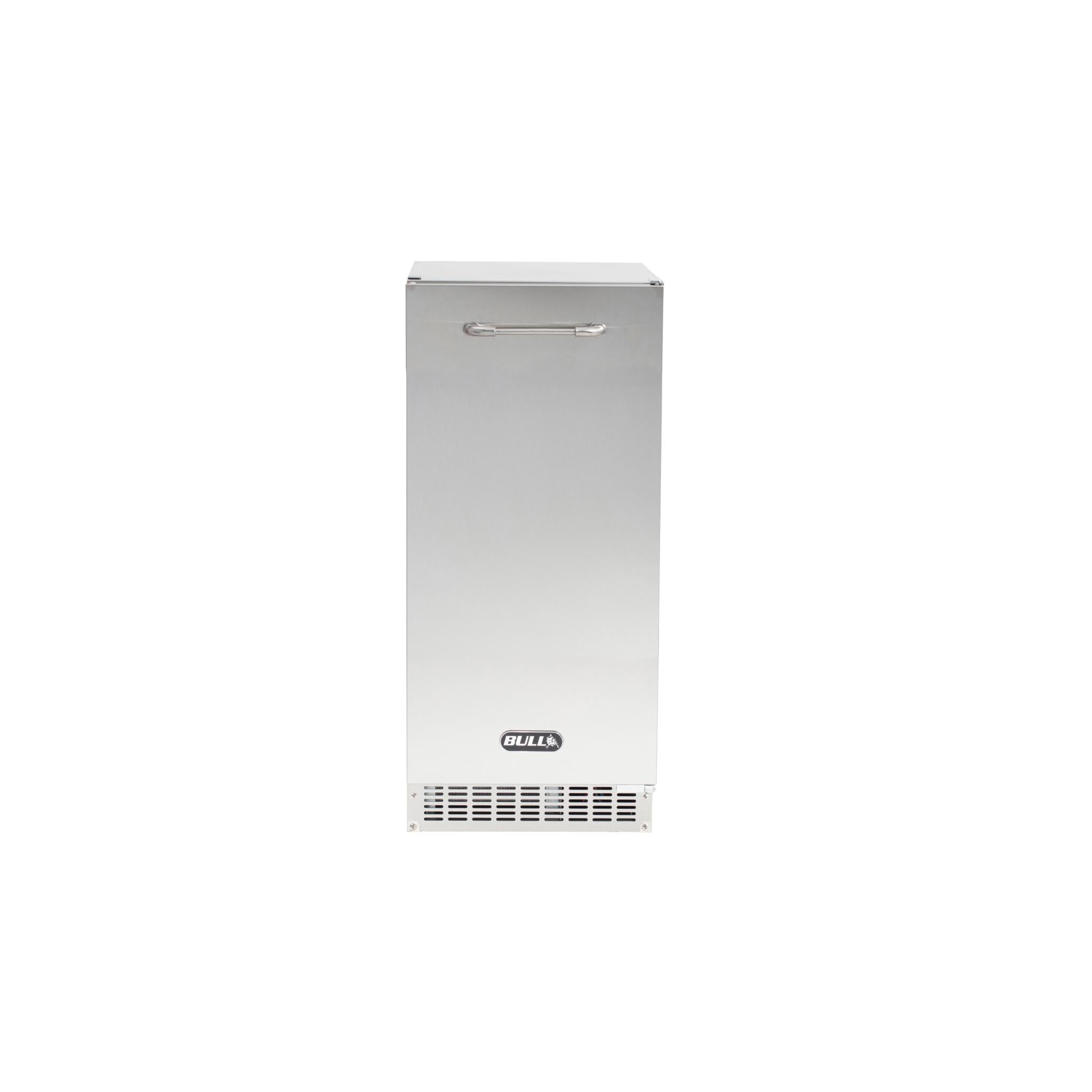 Bull Outdoor Rated Commercial Ice Maker 15" Stainless Steel, 62lbs