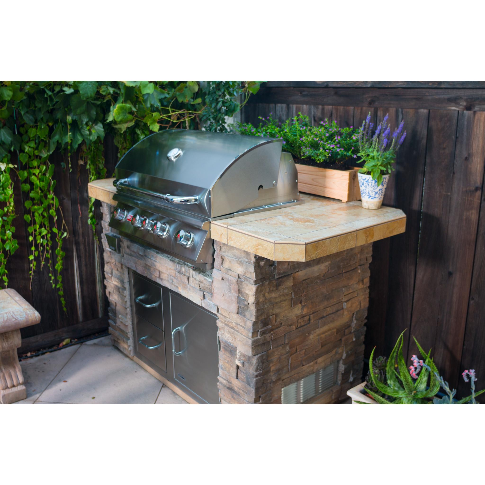 Bull 30" Angus Drop In Grill w/light 4 Burner / 75,000 BTU's