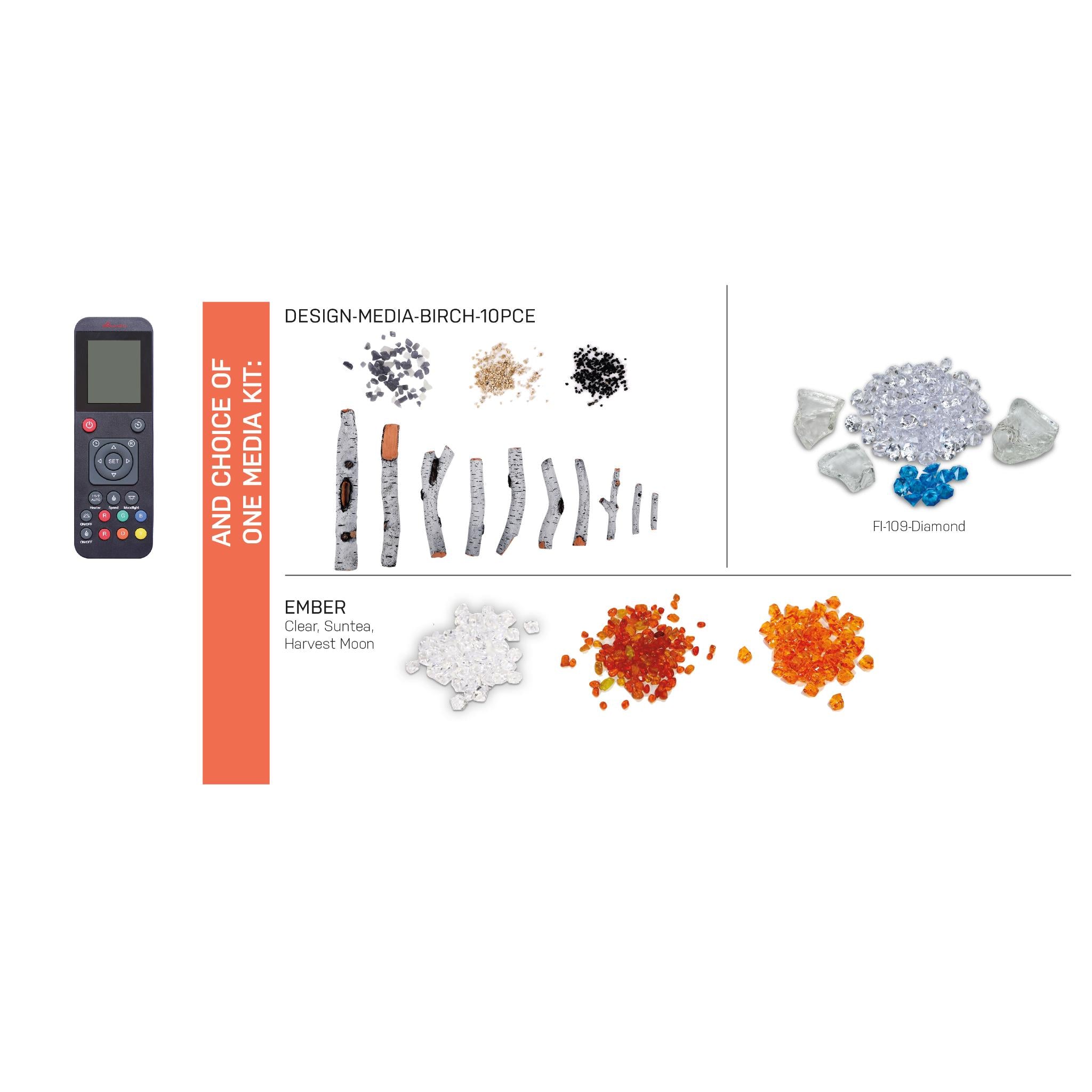 Amantii Symmetry Bespoke Smart Electric Fireplace