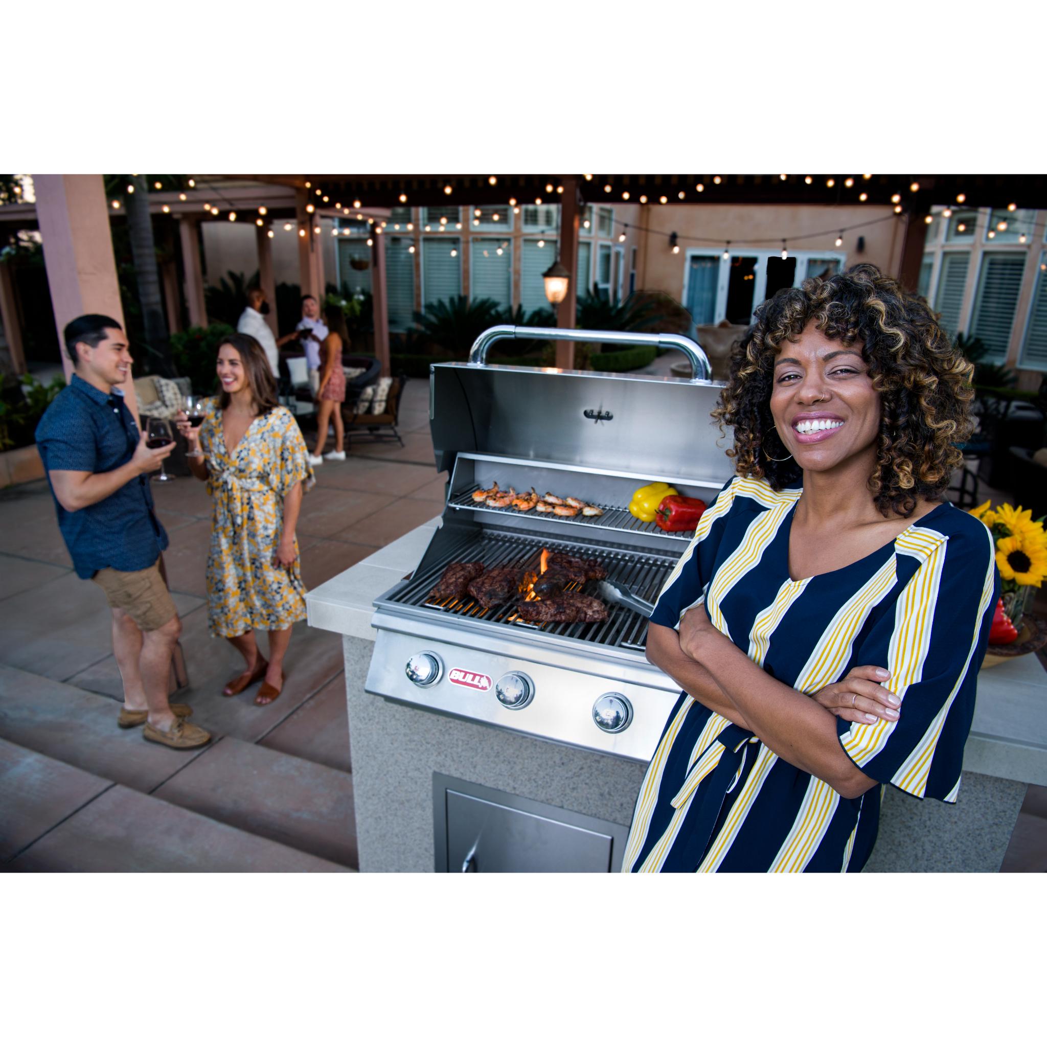 Bull 24" Steer Drop In Grill 3 Burner / 45,000 BTU's