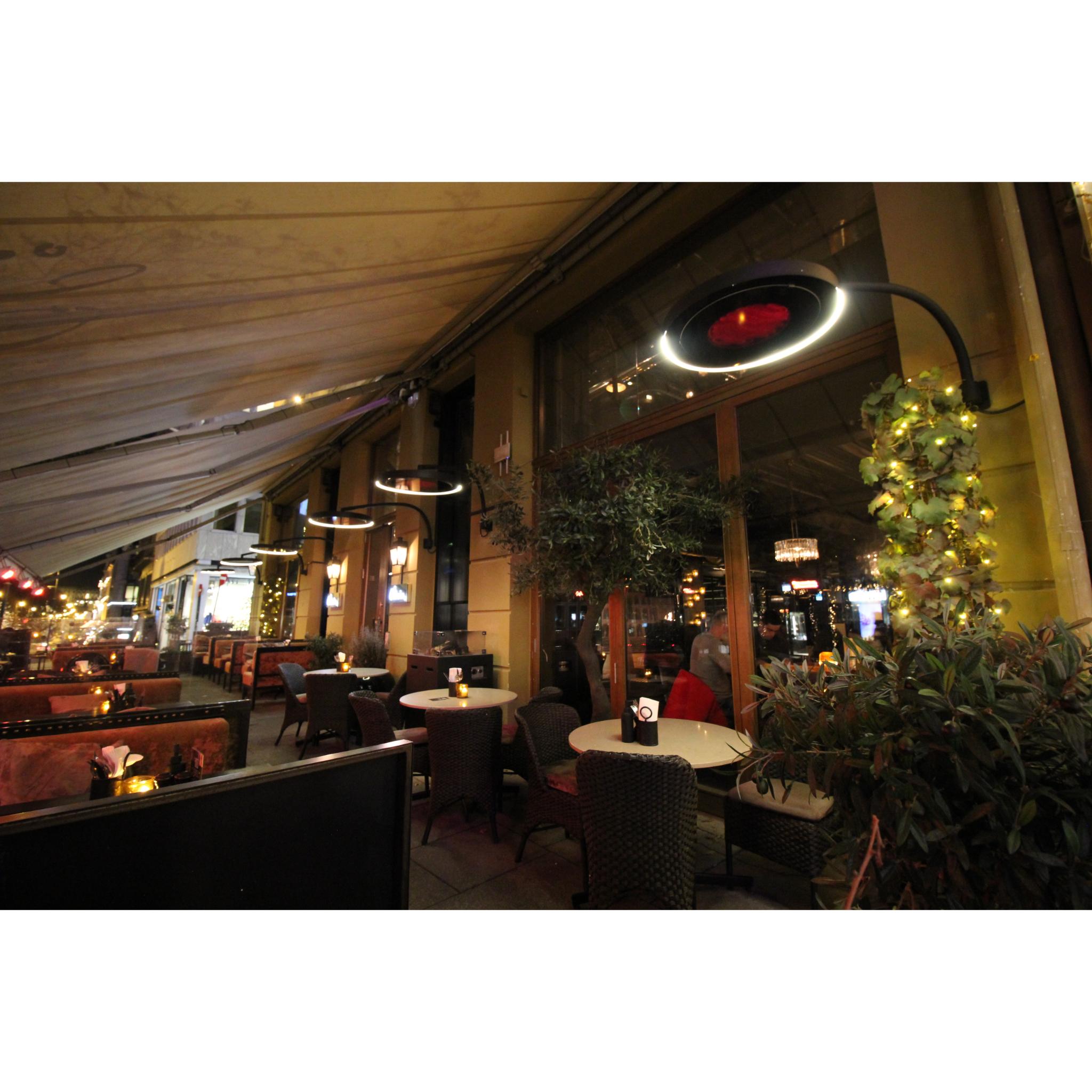 Bromic Eclipse Smart-Heat Electric Heater with Arched Wall Mount