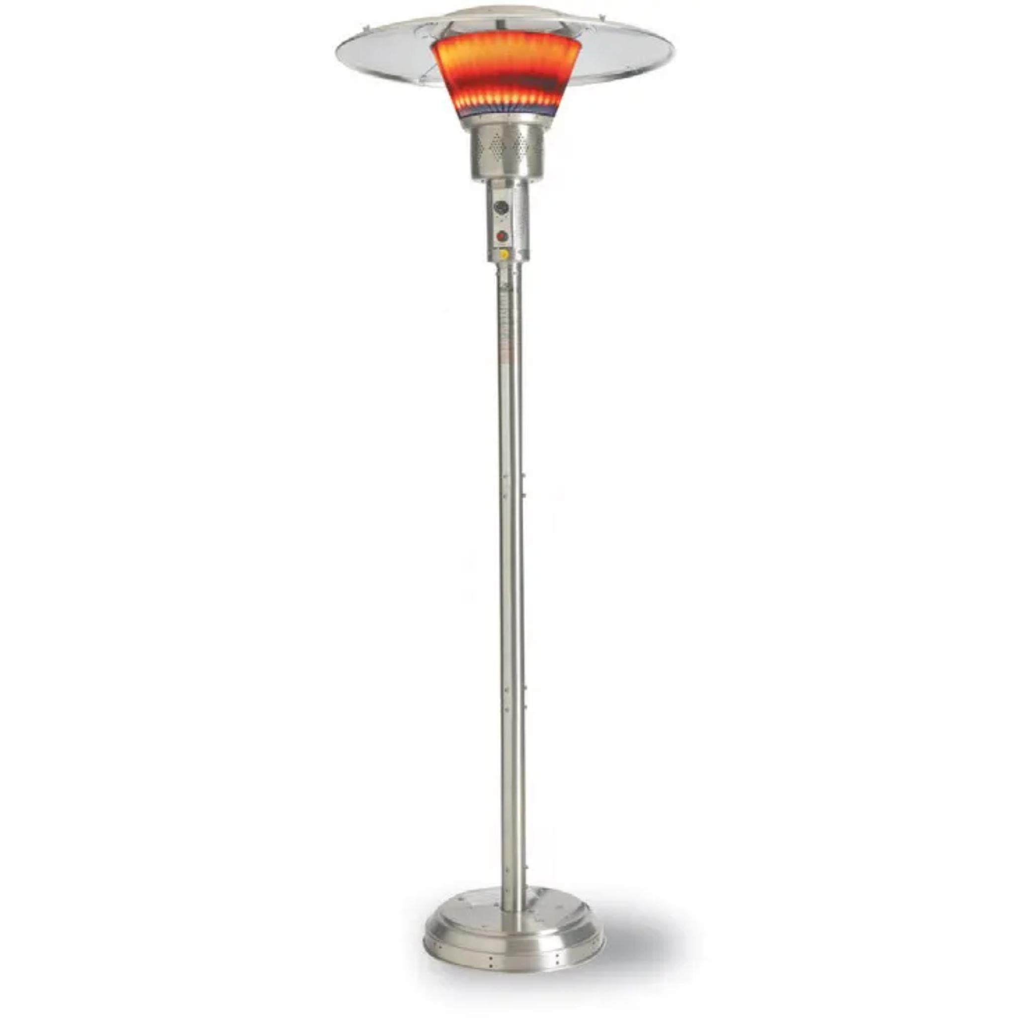 Schwank Fixed Mount Parasol Stainless Steel Patio Heater, Natural Gas
