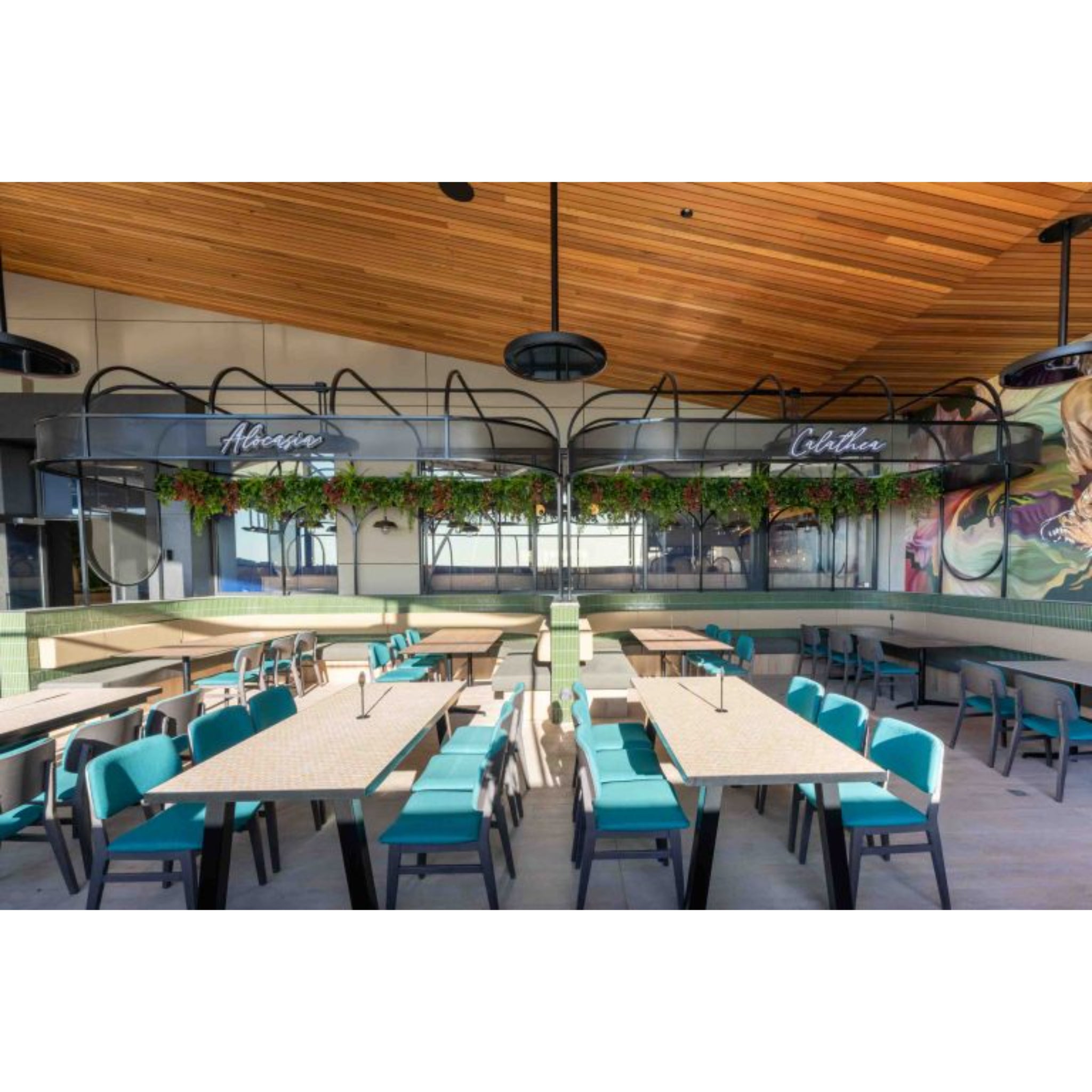 Bromic Eclipse Smart-Heat Electric Pendant Heater with 48" Ceiling Mount