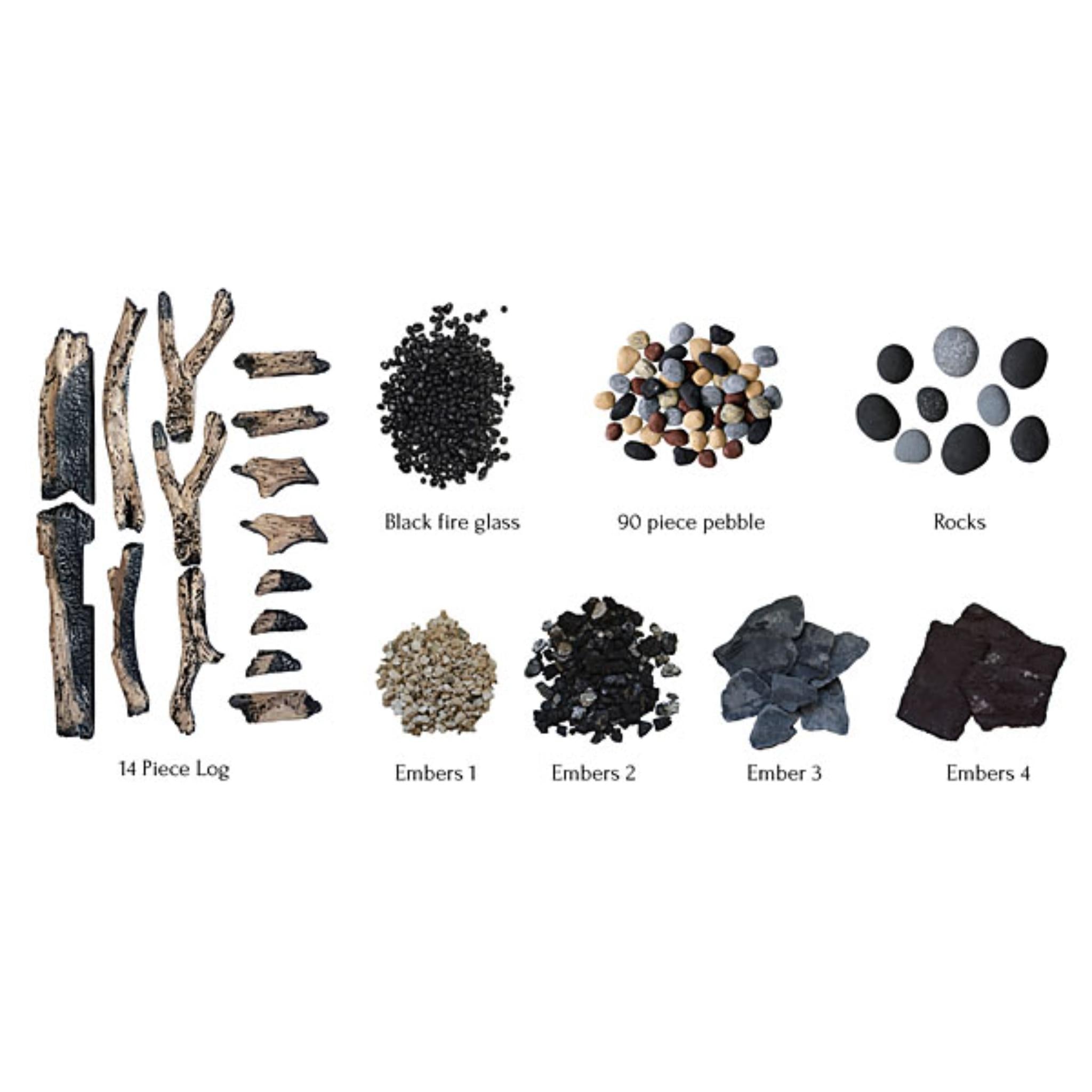 Sierra Flame 45 Inch Tahoe Outdoor Linear Vent Free Gas Fireplace