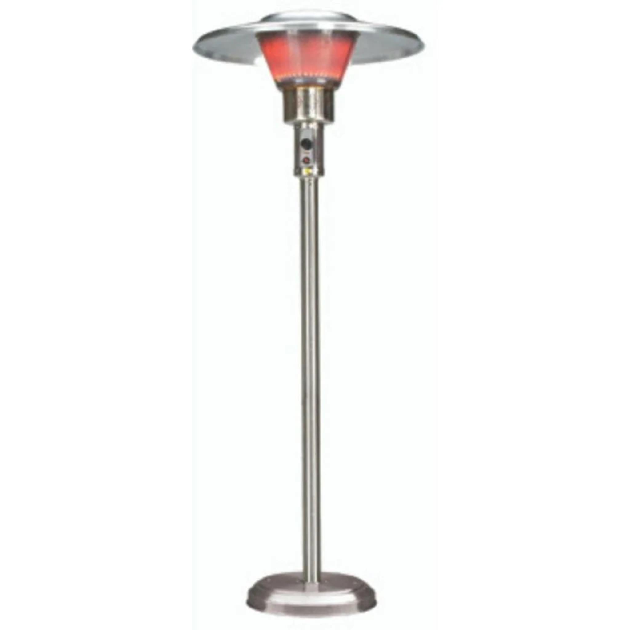 Schwank Fixed Mount Parasol Stainless Steel Patio Heater, Natural Gas