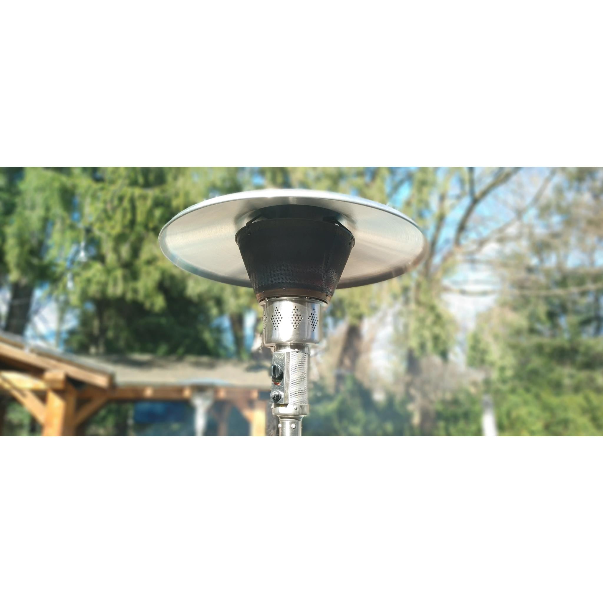 Schwank Portable Parasol Stainless Steel Patio Heater, LP Gas