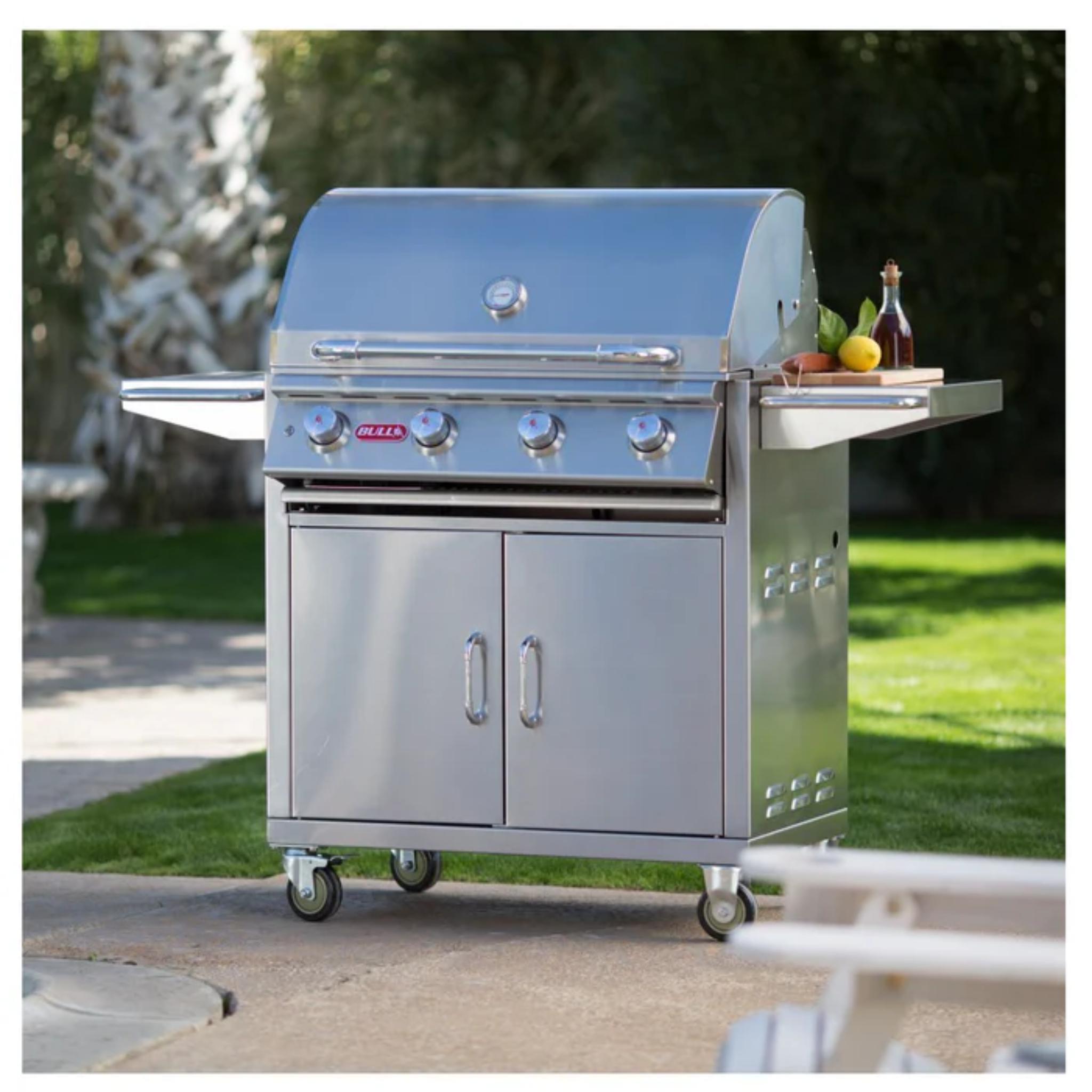 Bull 30" Lonestar Complete Grill Cart 4 Burner / 60,000 BTU's