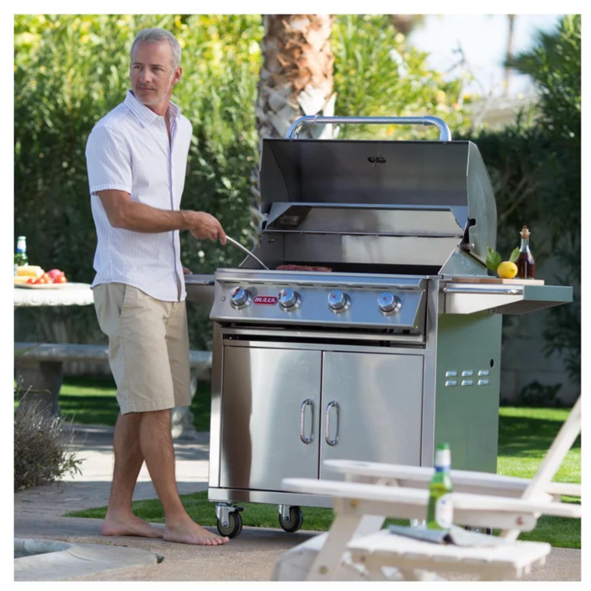 Bull 30" Lonestar Complete Grill Cart 4 Burner / 60,000 BTU's