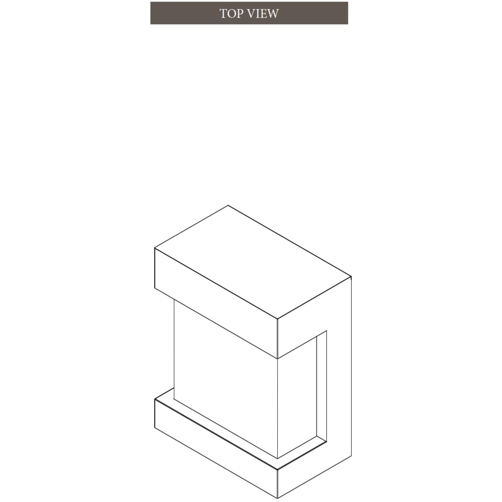 Amantii 20 Inch Cube Smart Lumina Electric Fireplace