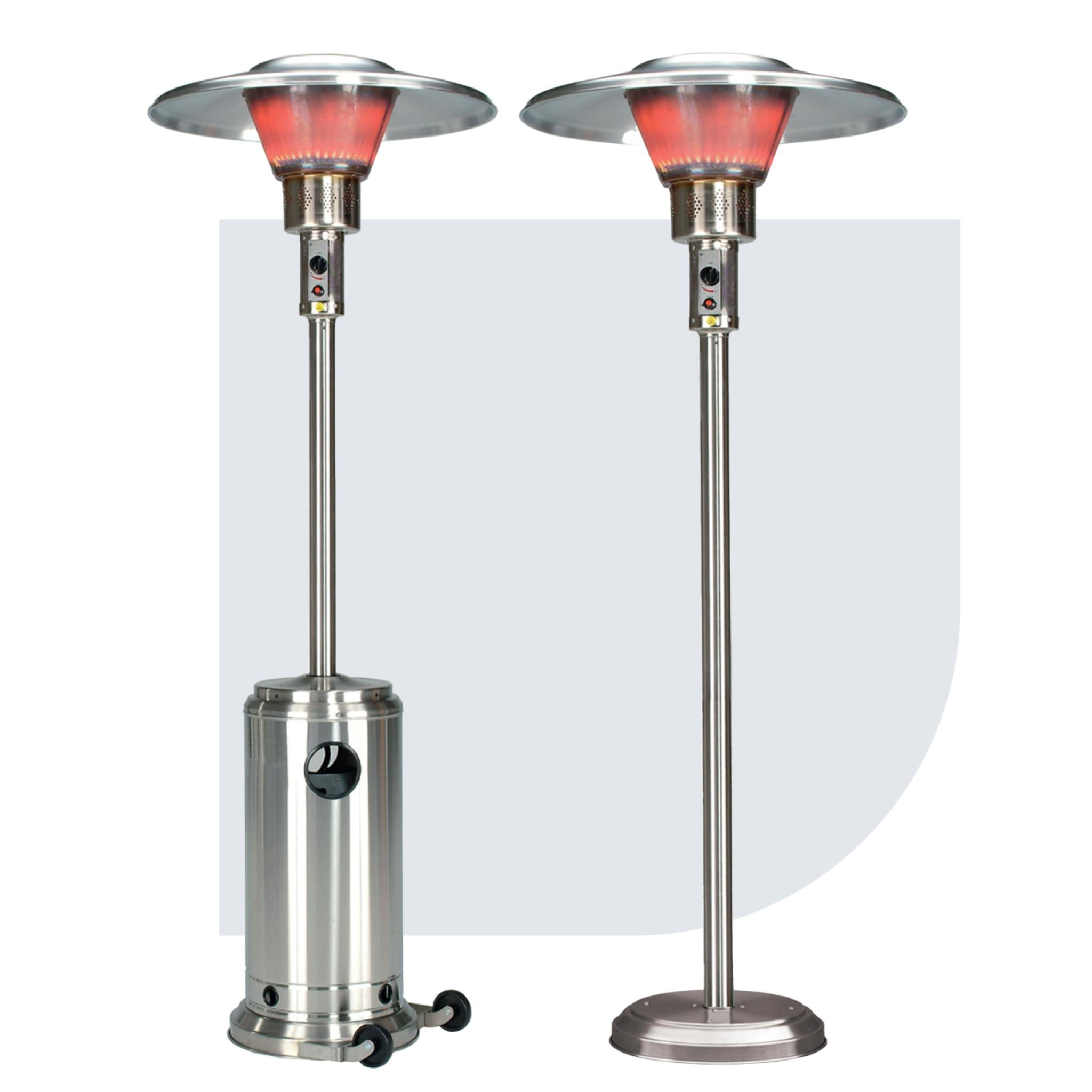 Schwank Portable Parasol Stainless Steel Patio Heater, LP Gas