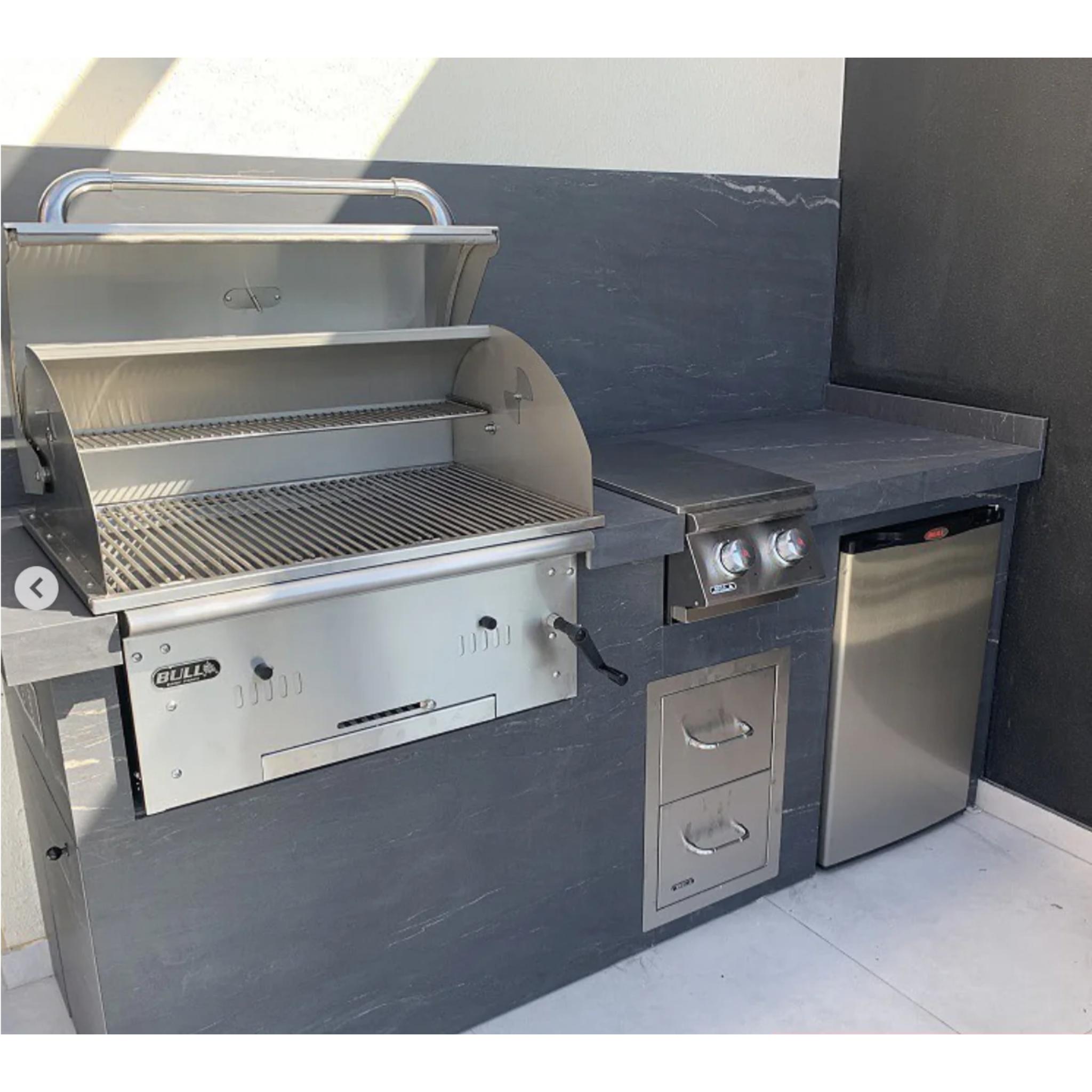 Bull 30" Bison Premium Drop In Charcoal Grill